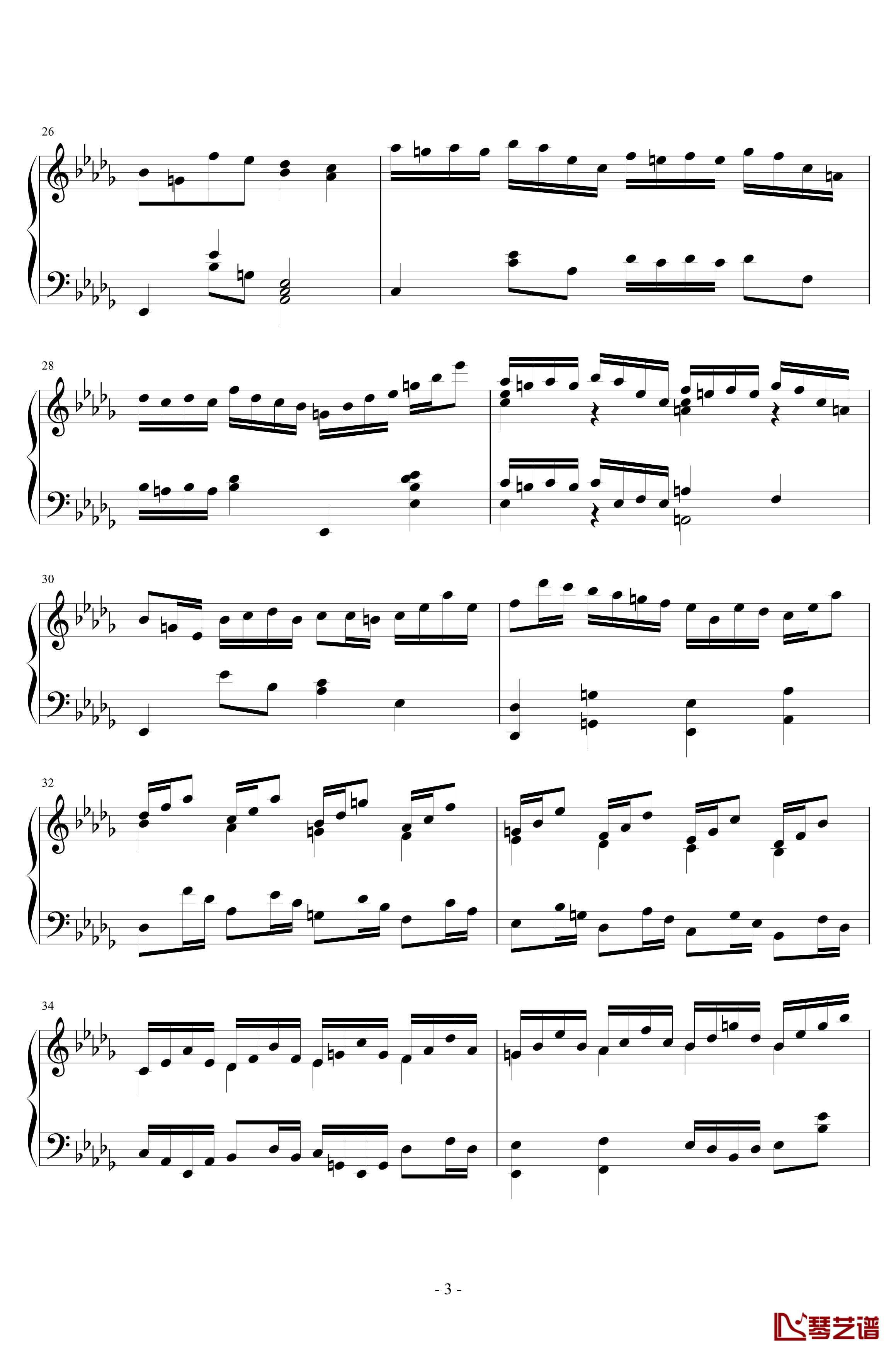 第二钢琴奏鸣曲第一乐章钢琴谱-nzh19343