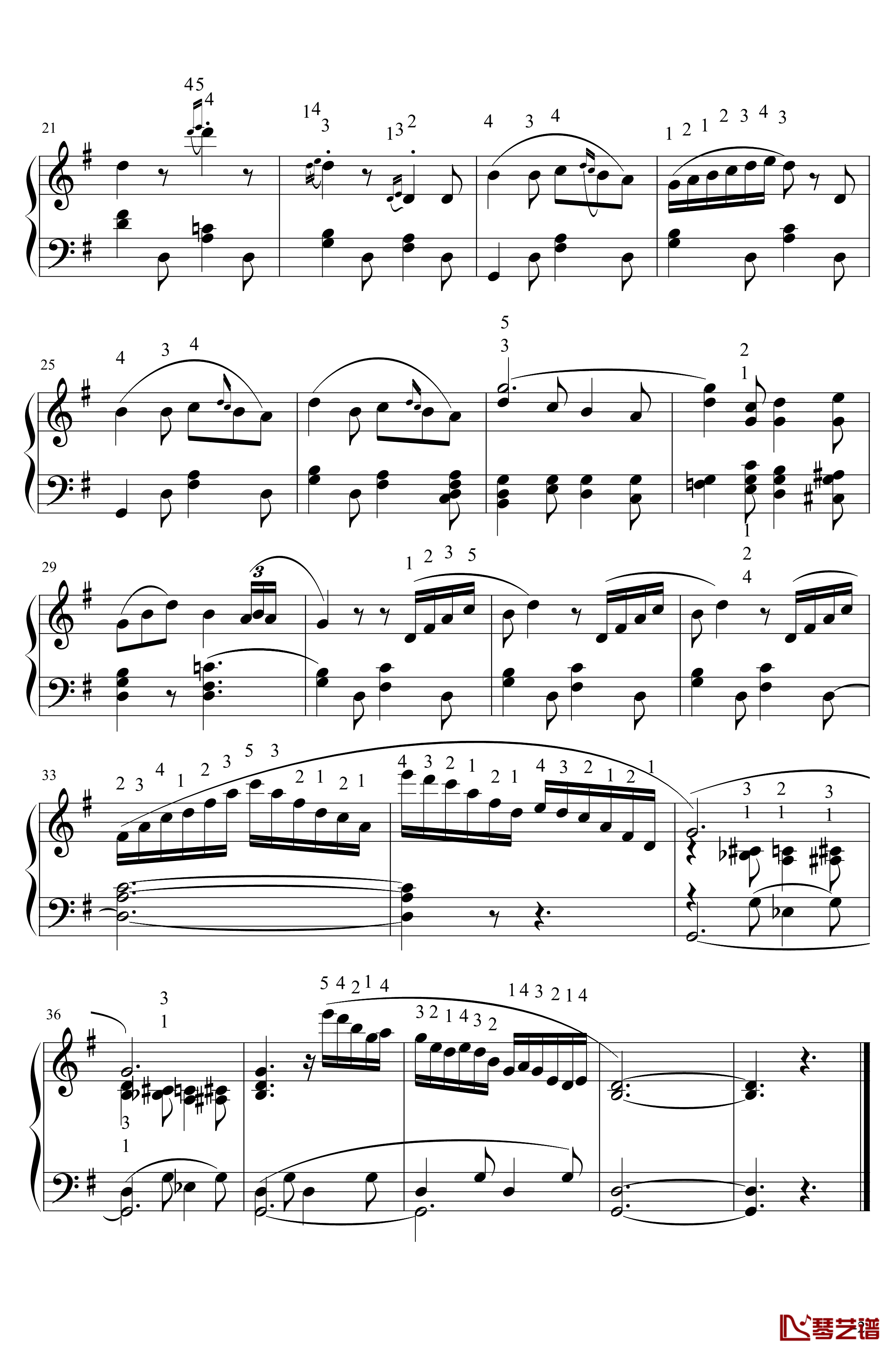 小夜曲钢琴谱-古诺-Gounod2