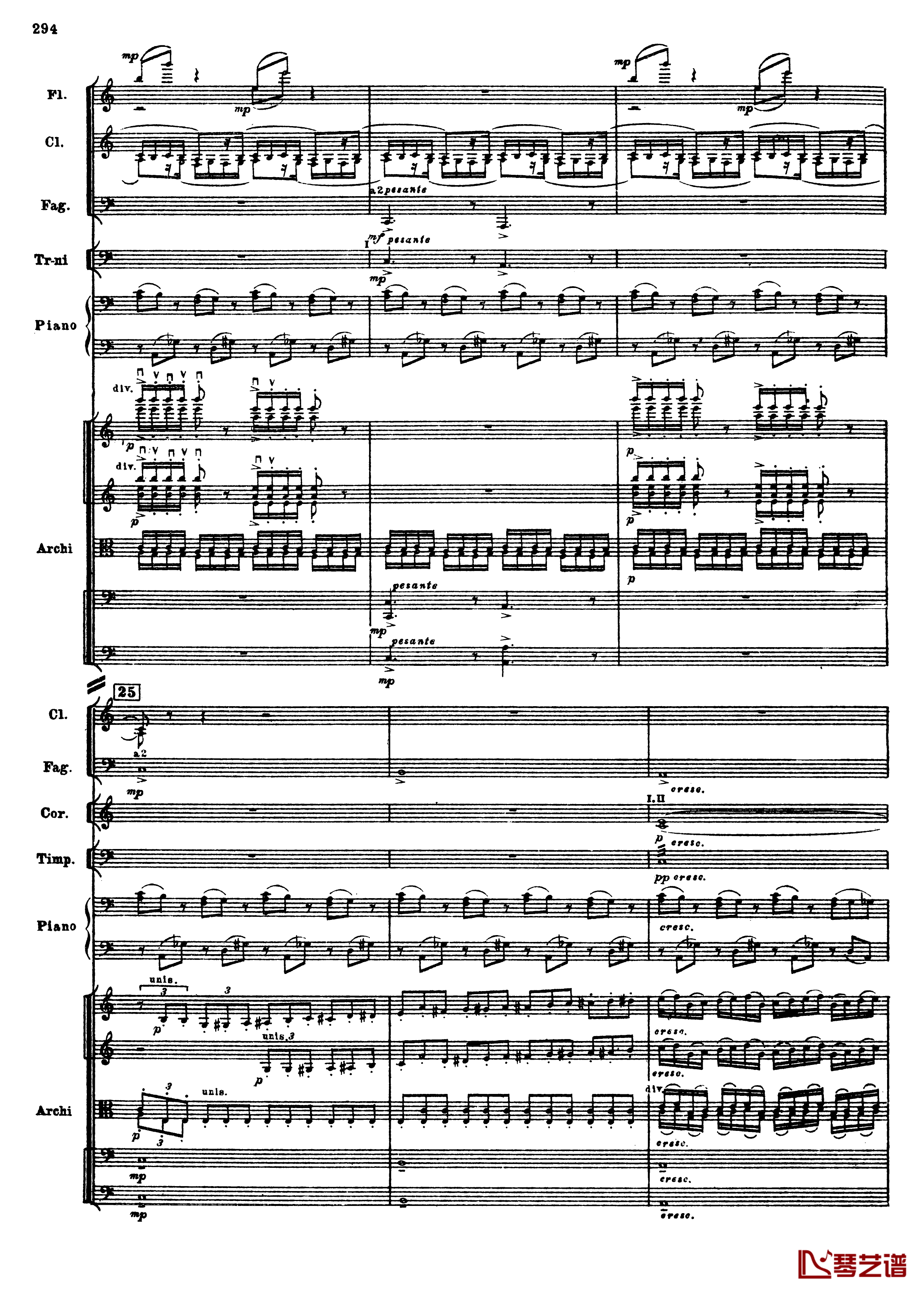 普罗科菲耶夫第三钢琴协奏曲钢琴谱-总谱-普罗科非耶夫26