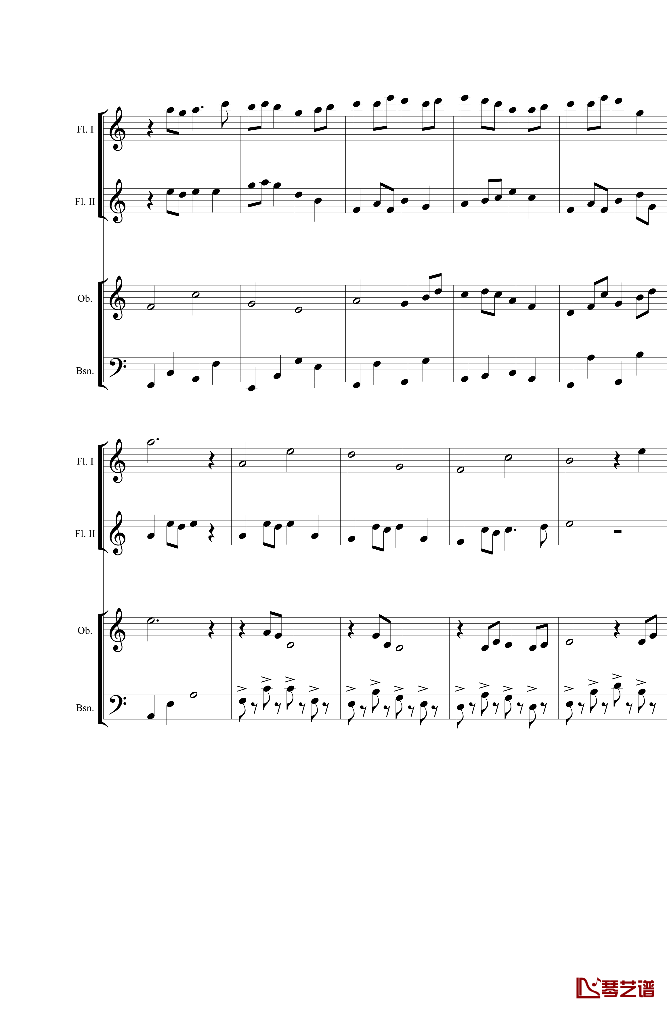 孔子钢琴谱-nzh19342