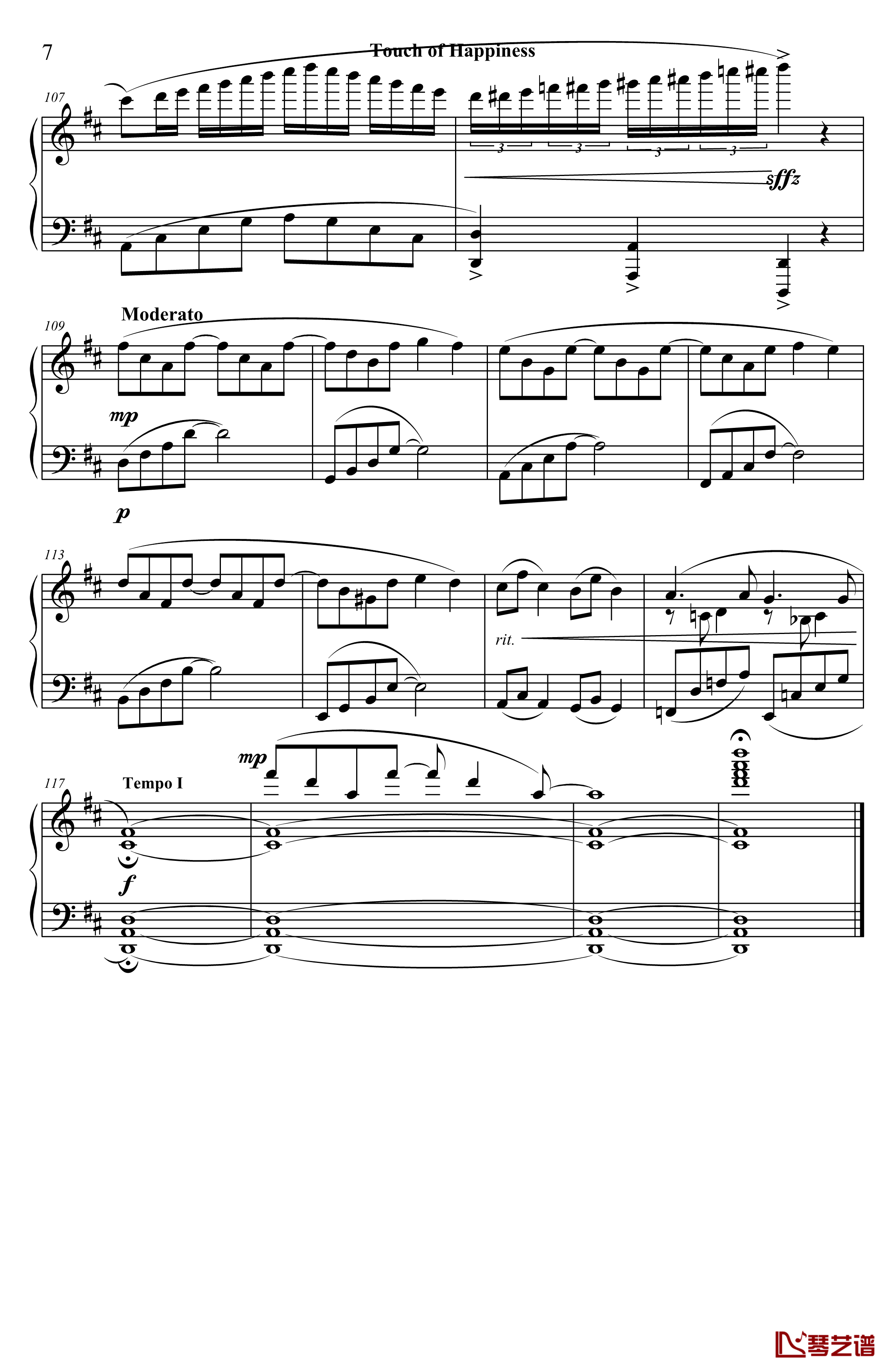 我的快乐无可取替钢琴谱-hellomato7