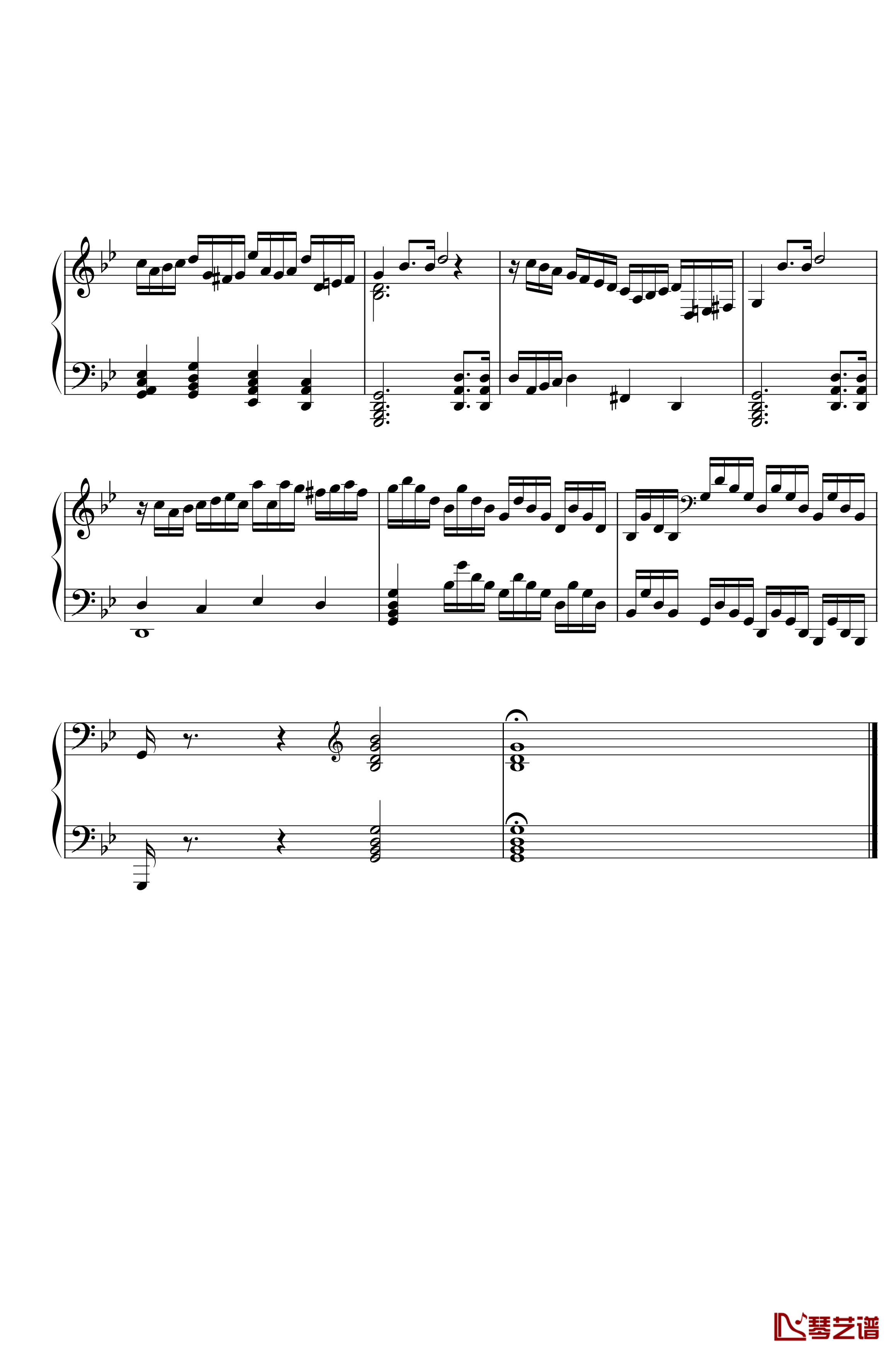 第三钢琴奏鸣曲第一乐章钢琴谱-nzh19347