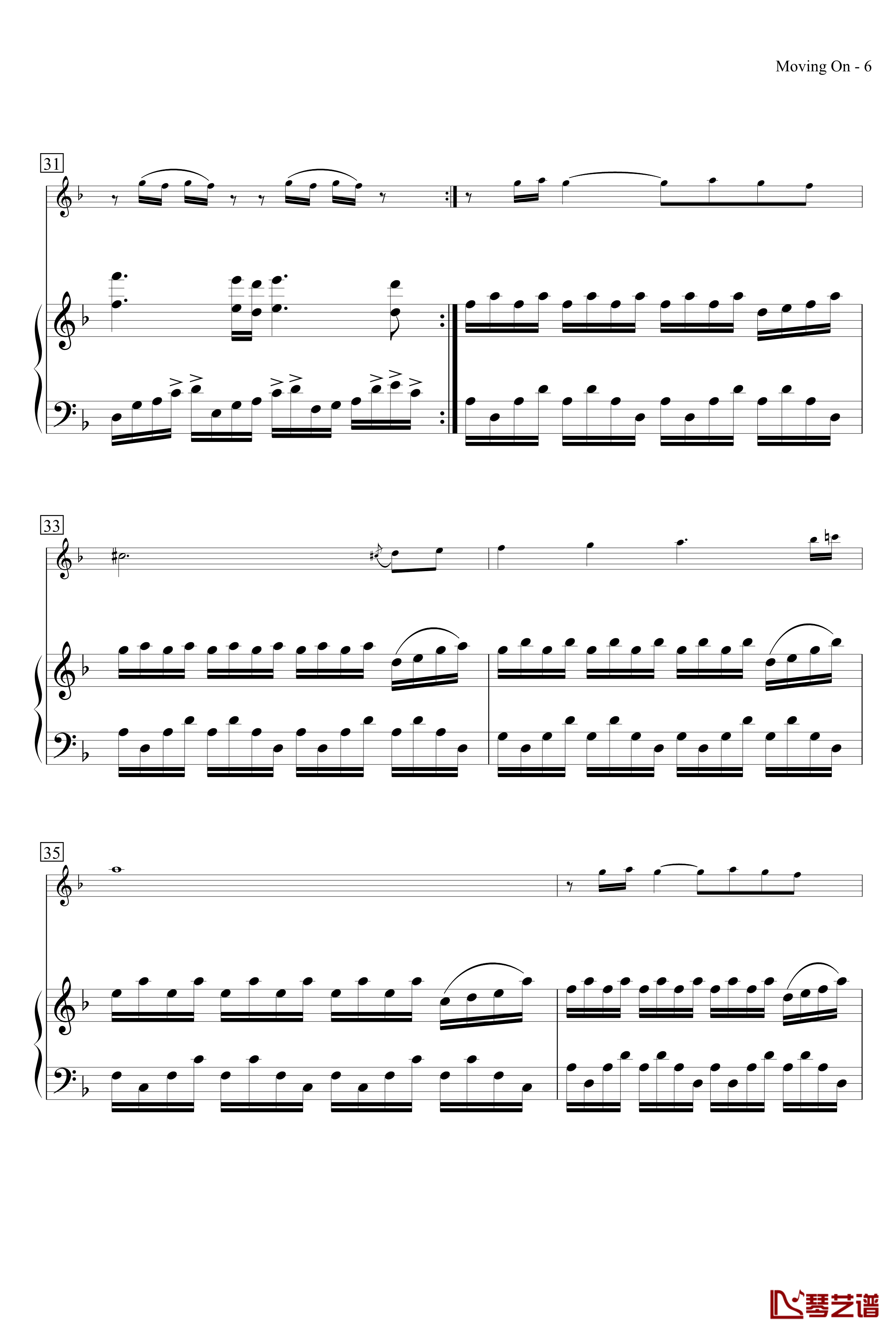 Moving On钢琴谱-第1版-MrSHUM6