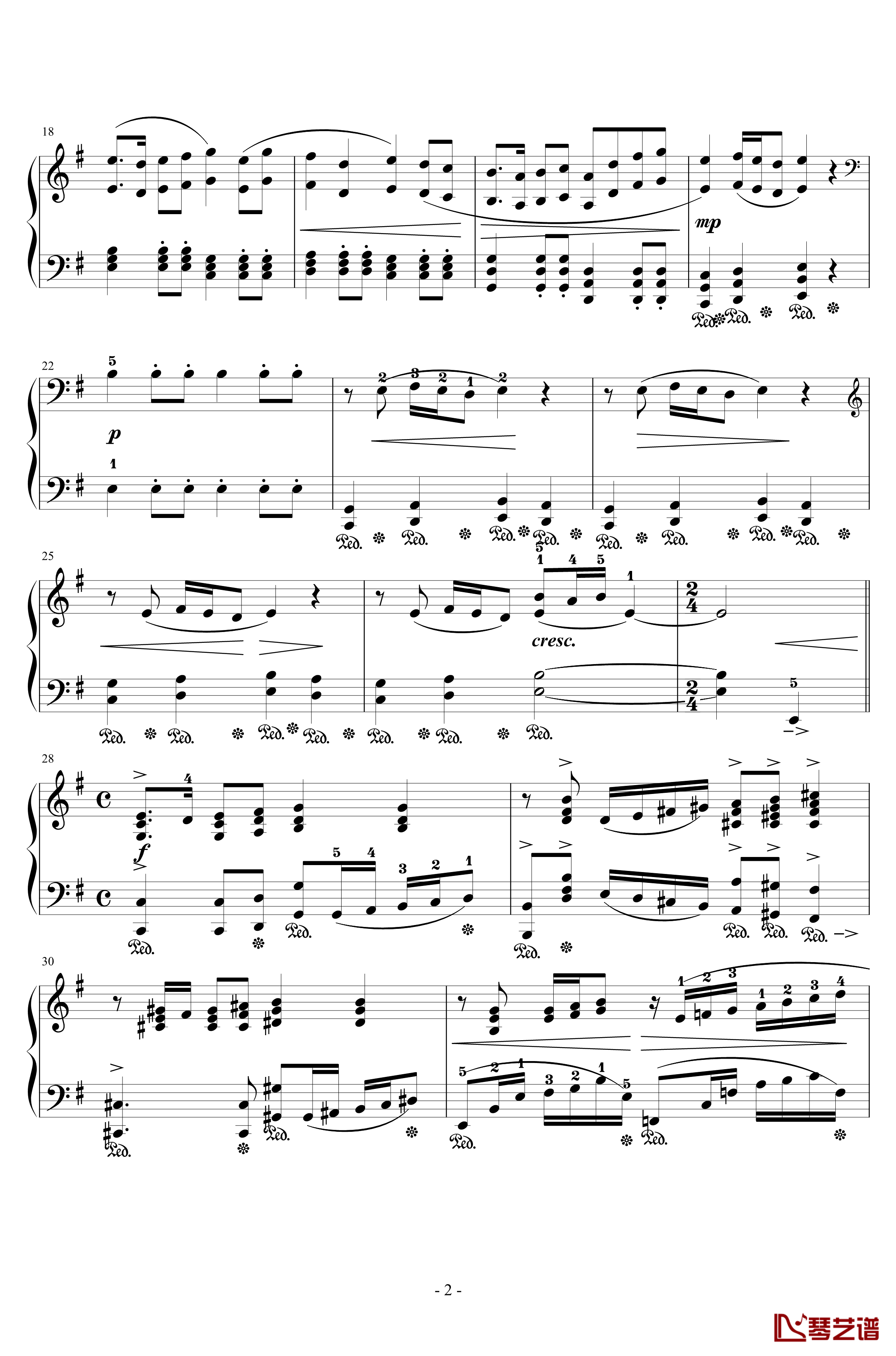 Ronfaure钢琴谱-Orchestra Version-FFXI -植松伸夫2