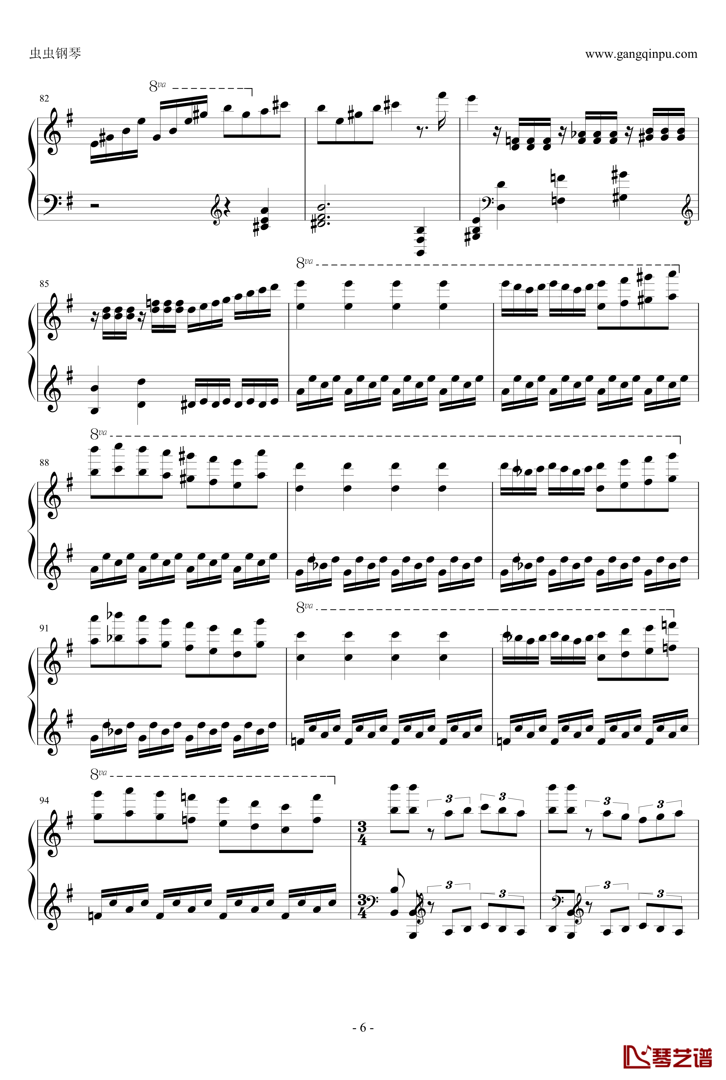 Habanera钢琴谱-哈巴涅拉-马克西姆-Maksim·Mrvica6