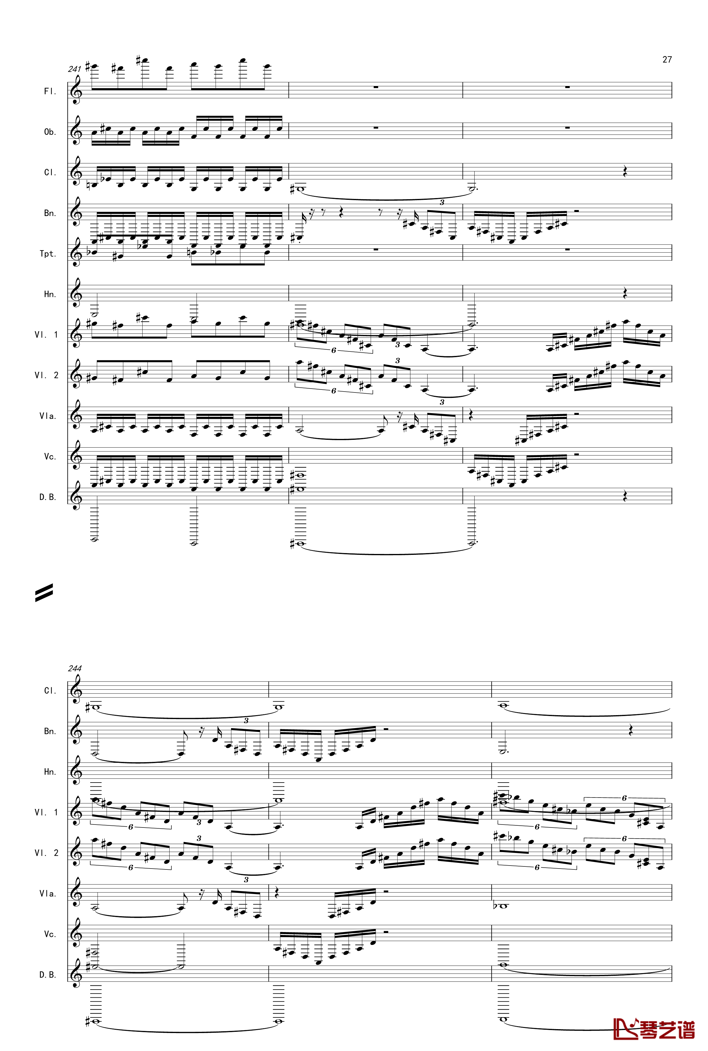 奏鸣曲之交响第14首Ⅲ钢琴谱-贝多芬-beethoven27