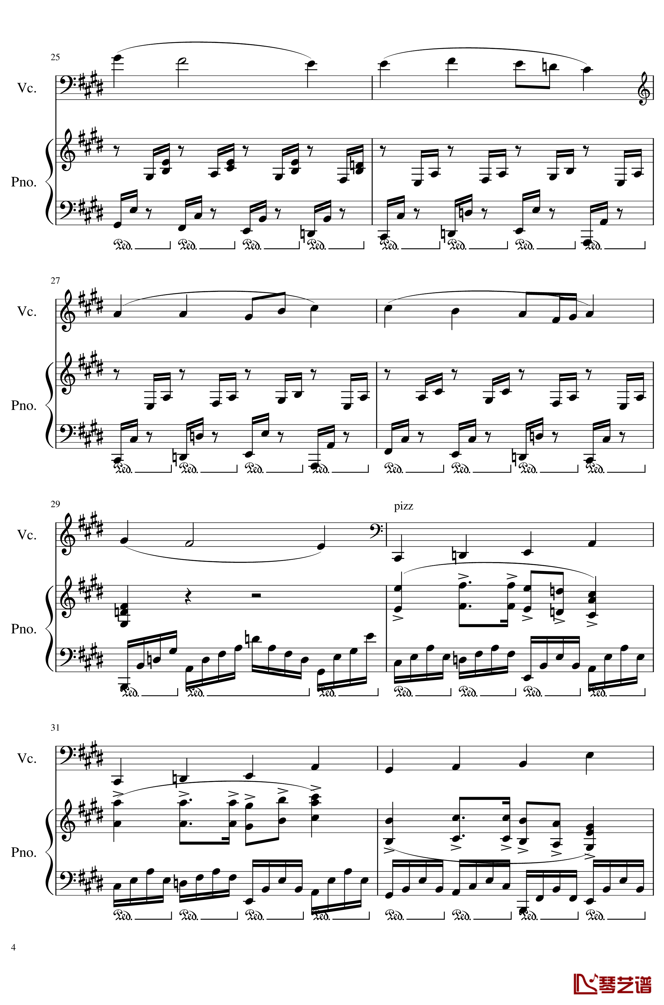 Summer Capriccio, Op.88钢琴谱-夏日随想曲-一个球4