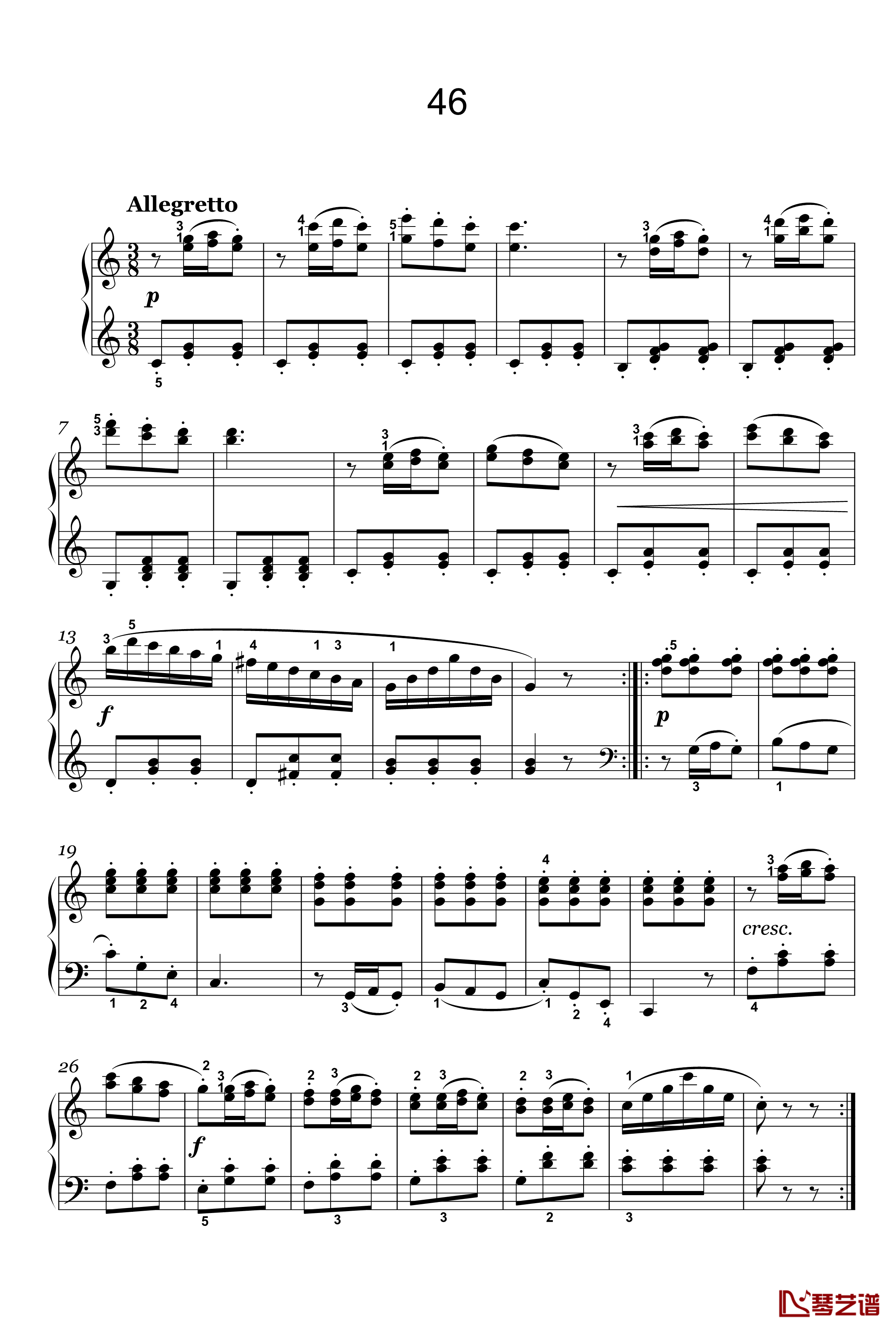 33钢琴谱-56-车尔尼-Czerny-59912