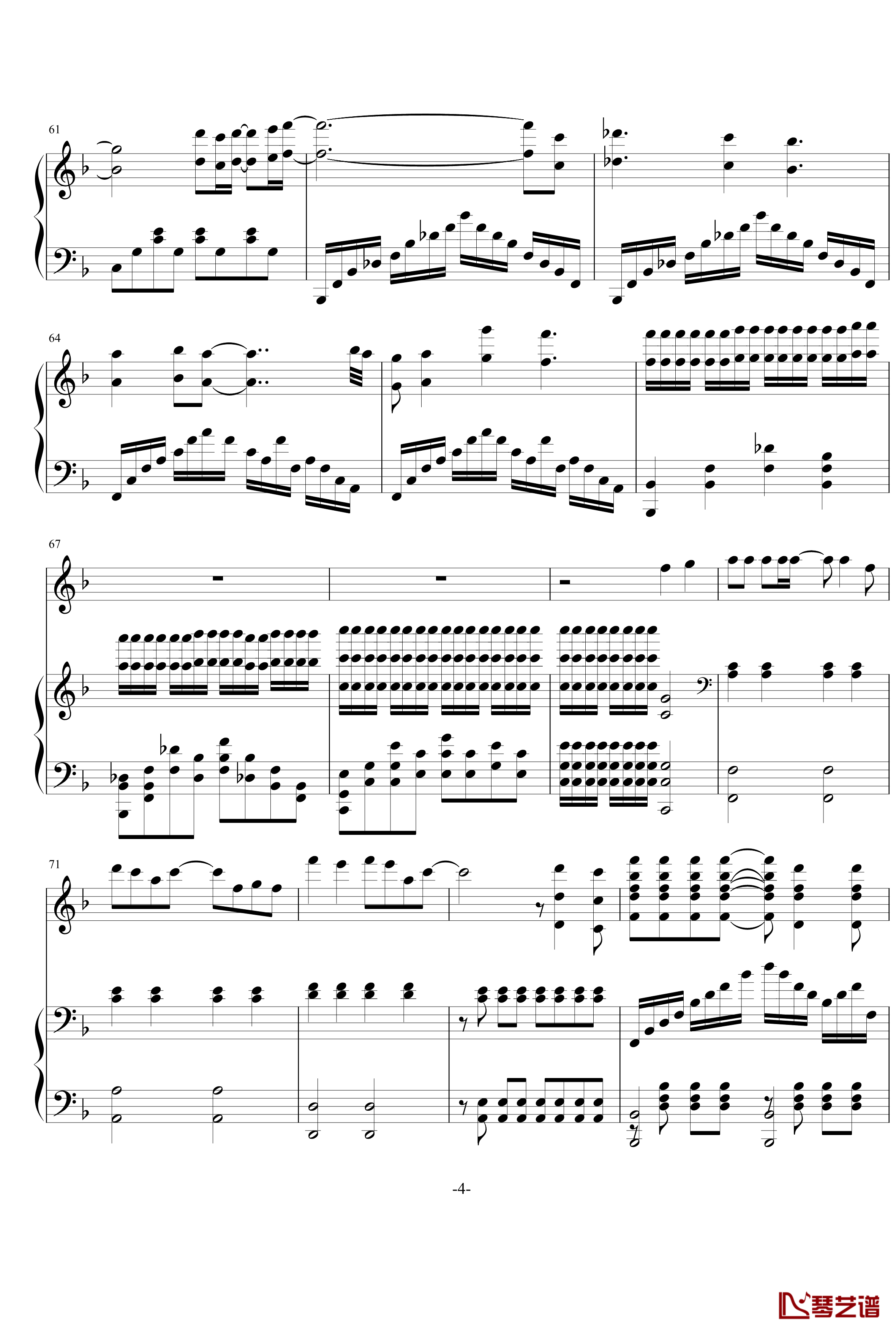 森林钢琴谱-Mr.4