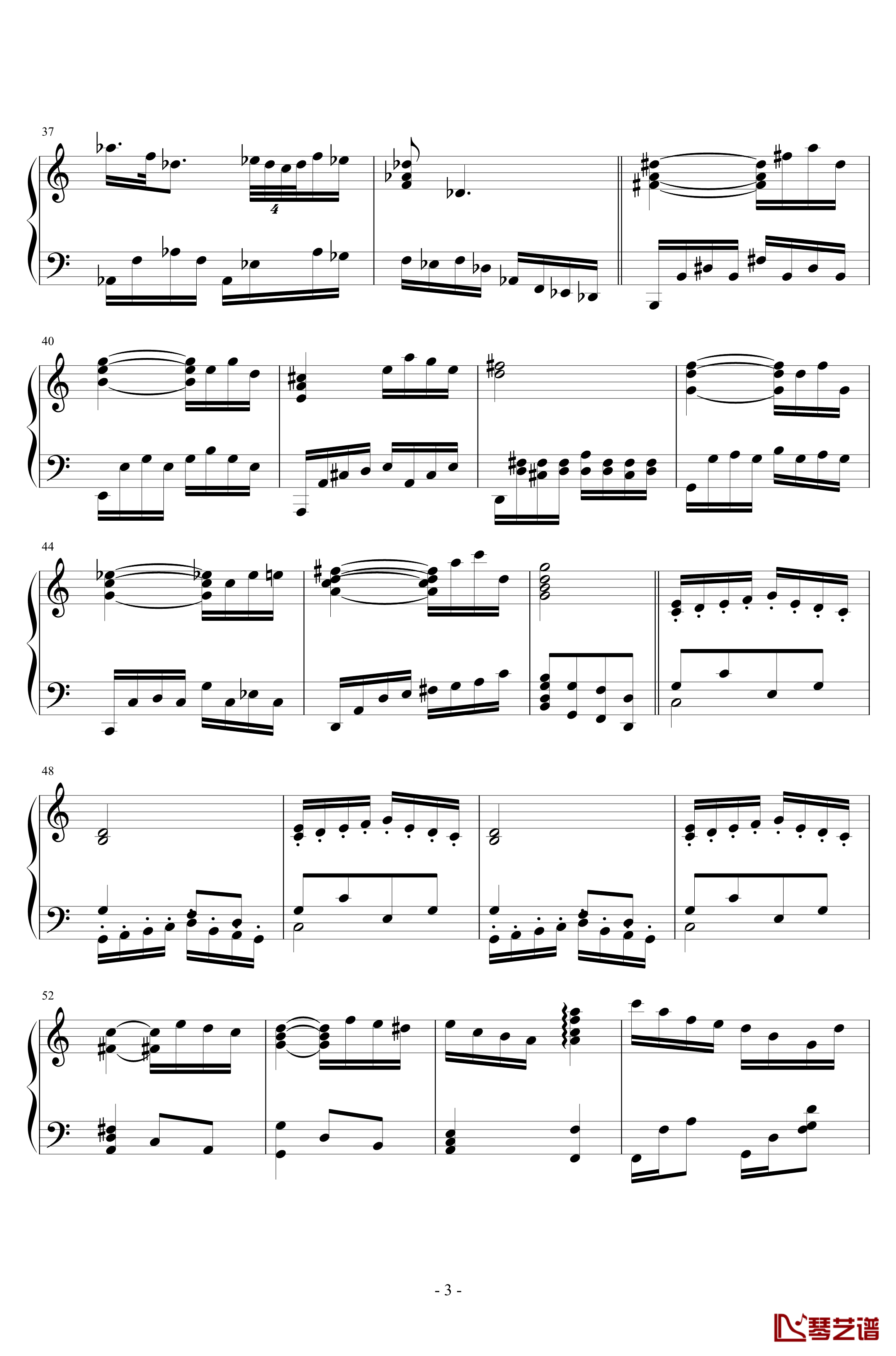 第三钢琴奏鸣曲第二乐章钢琴谱-nzh19343