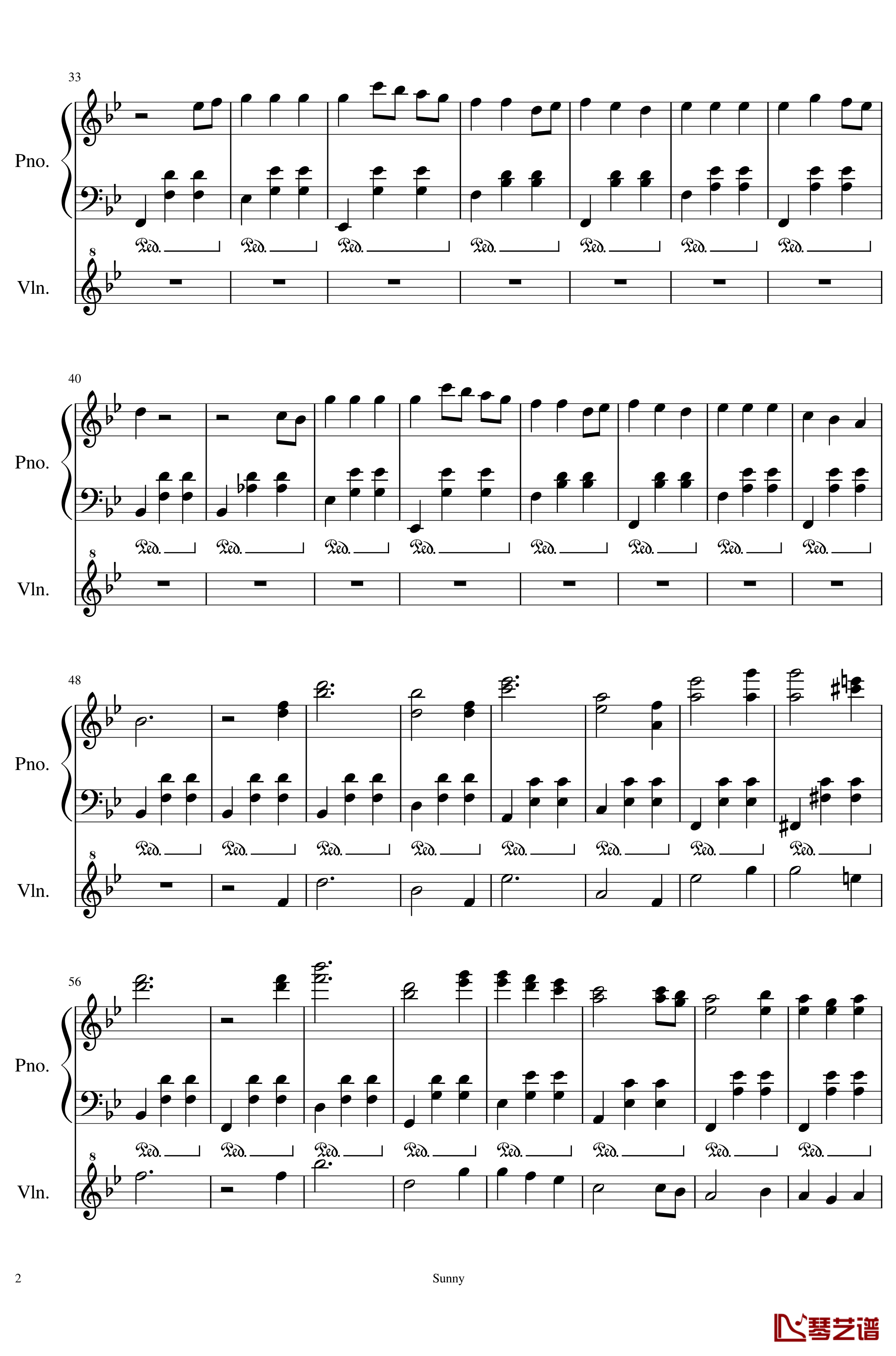 Op.1-4钢琴谱-小时候的音乐课-SunnyAK472