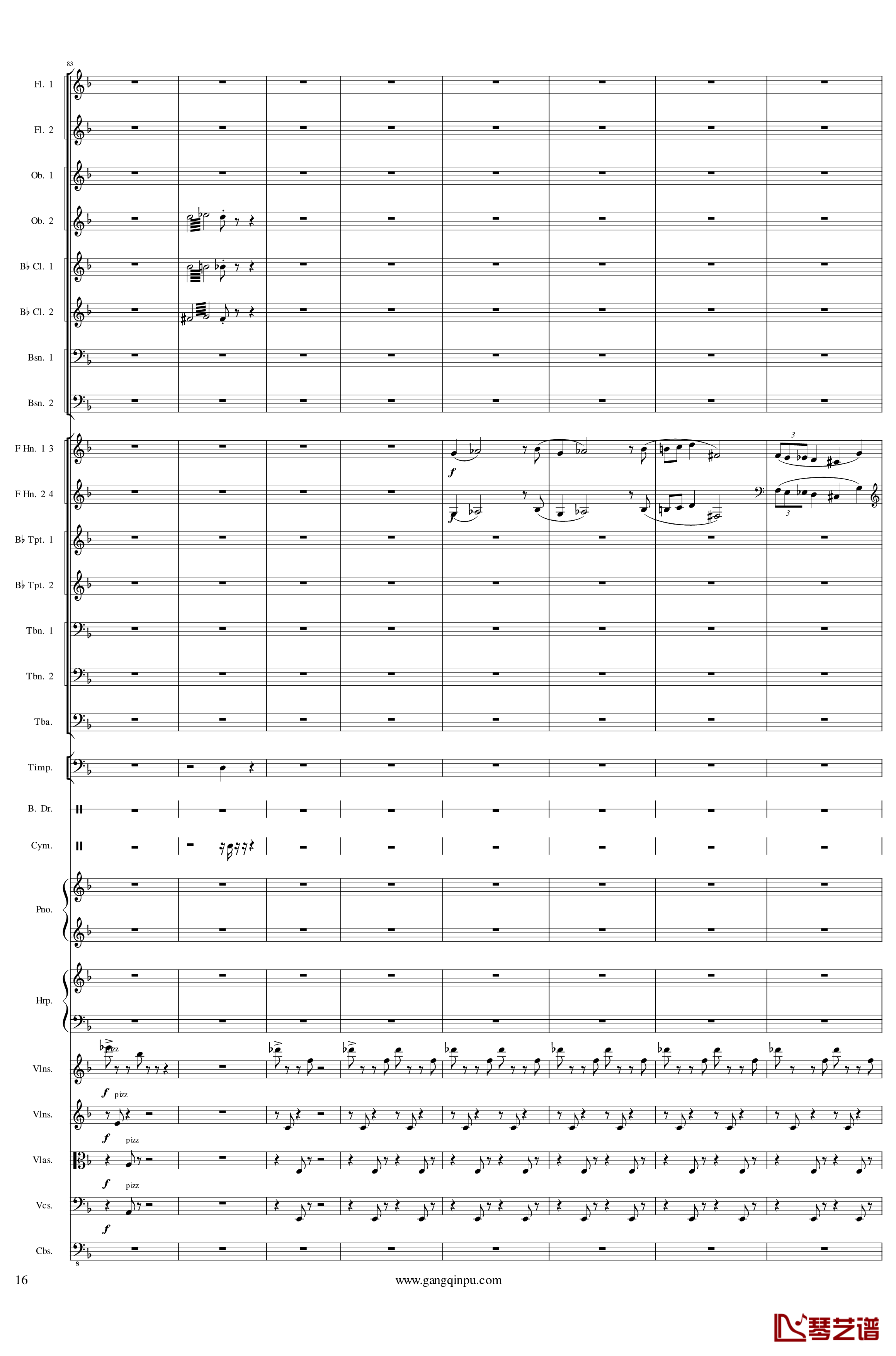 Piano Concerto No.6 in sharp F Minor Op.57 II钢琴谱-一个球16