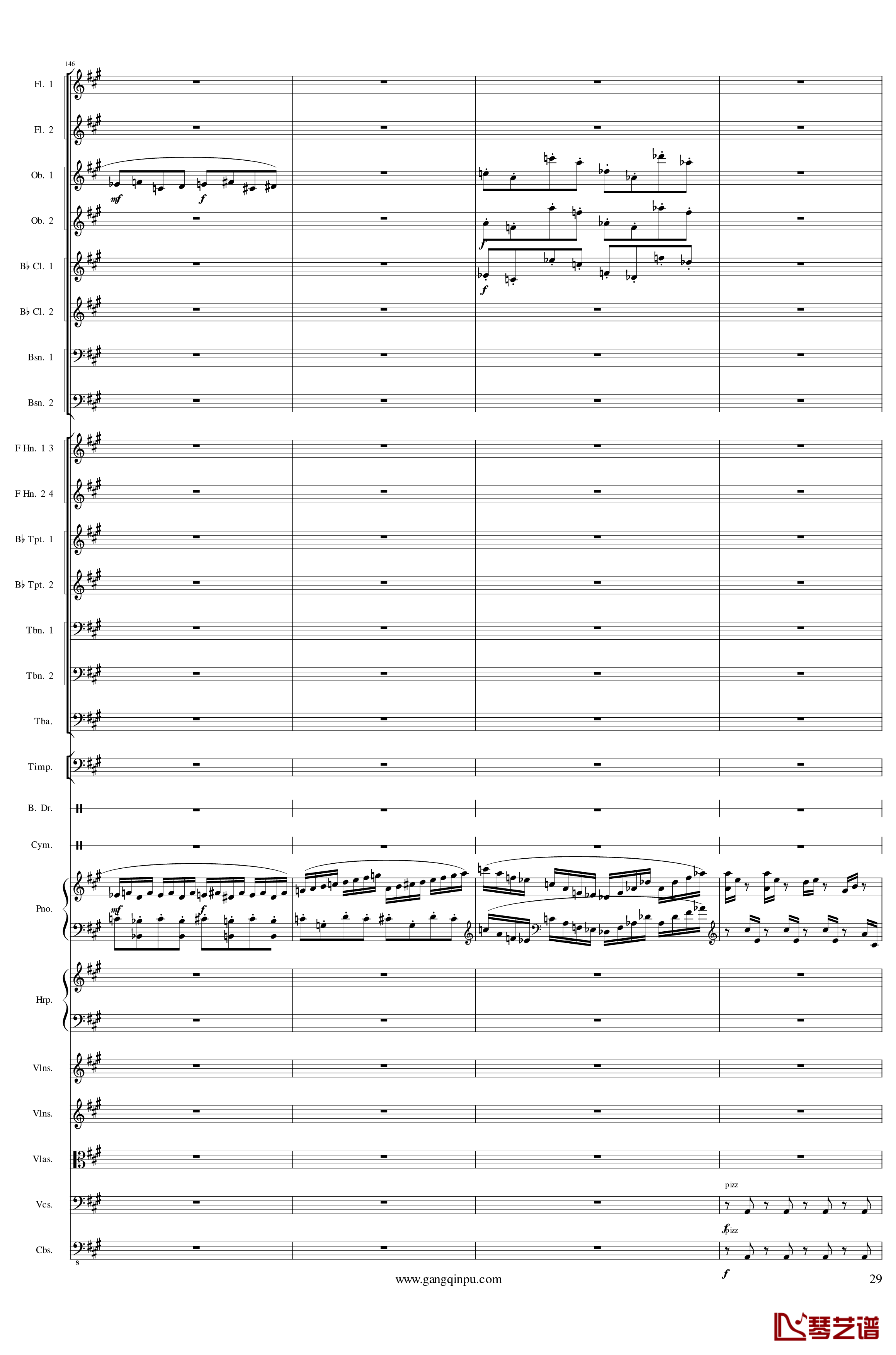 Piano Concerto No.6 in sharp F Minor Op.57 II钢琴谱-一个球29