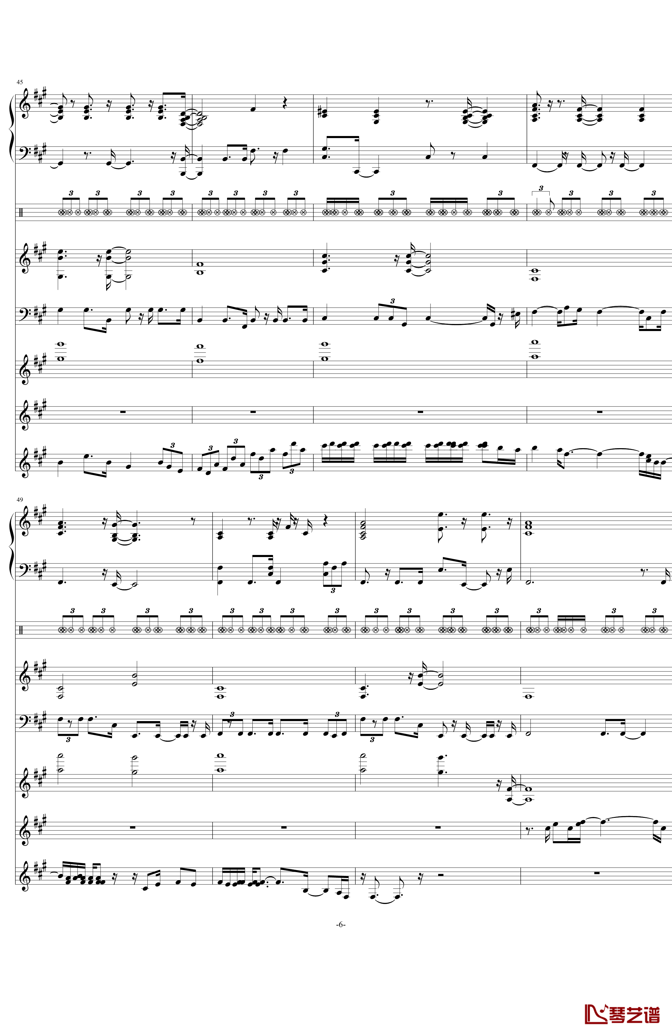 Just a Rock钢琴谱-swenl-[奠]6