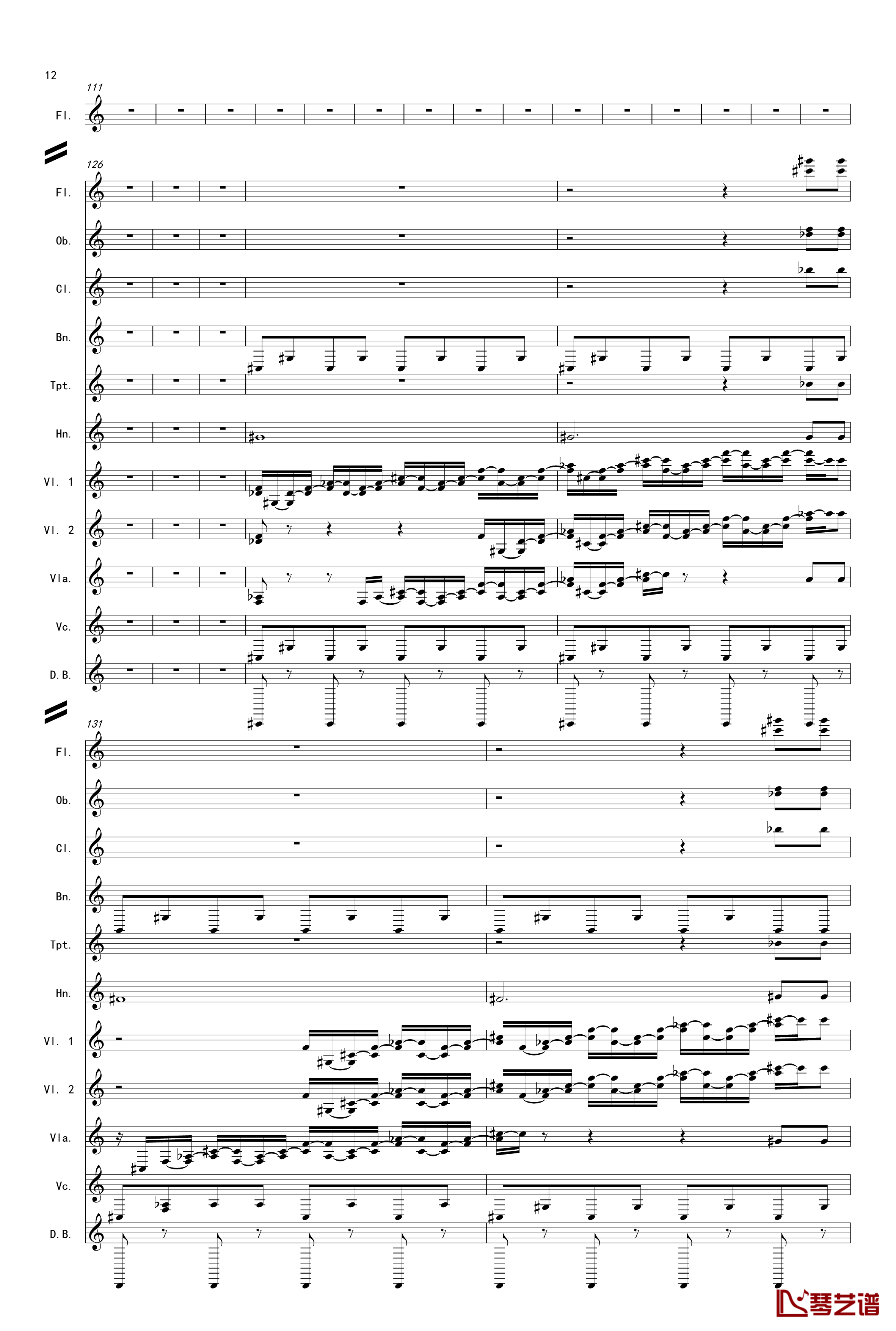奏鸣曲之交响第14首Ⅲ钢琴谱-贝多芬-beethoven12