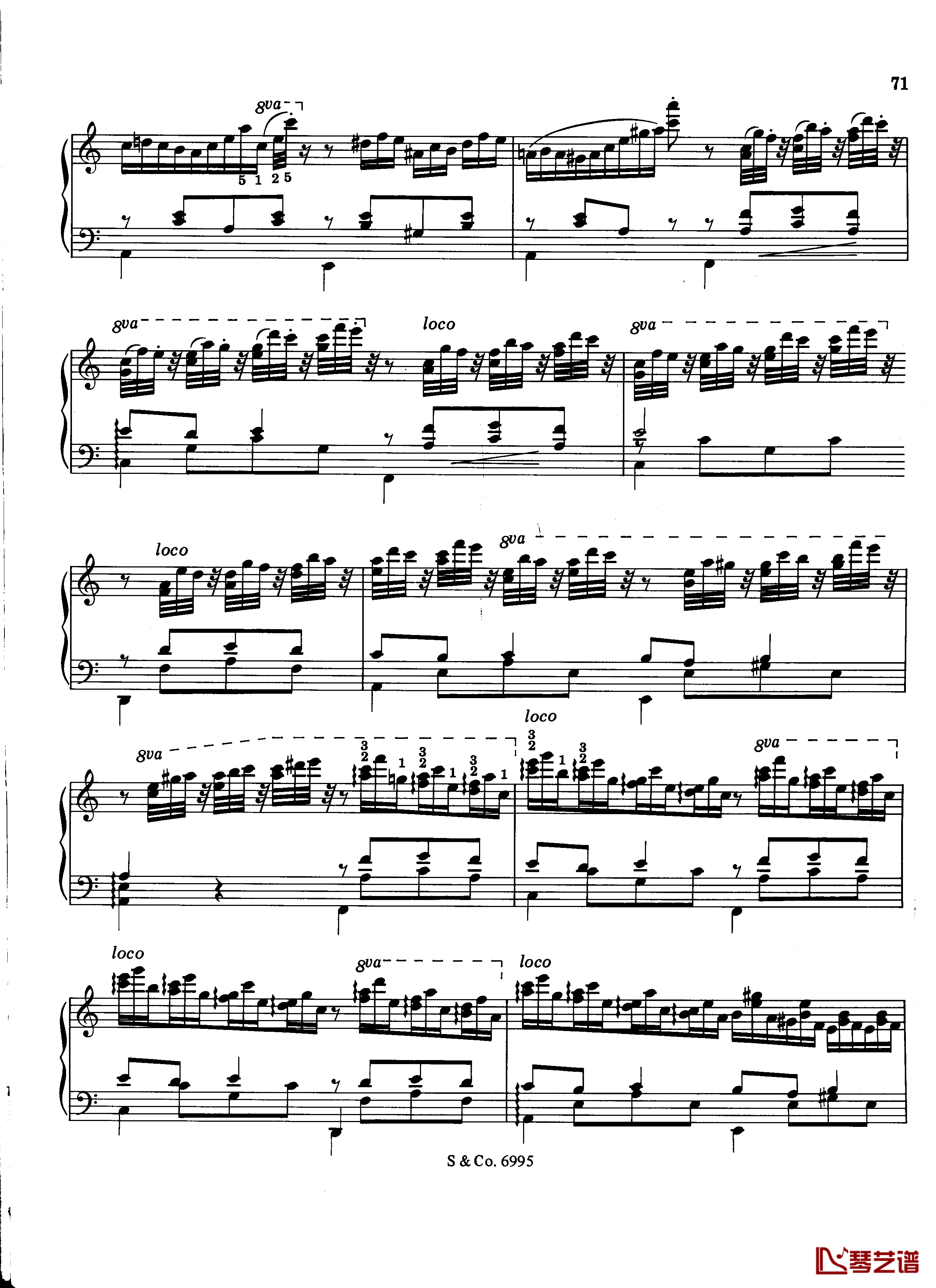 LA ROMANESCA钢琴谱S.252a-李斯特7