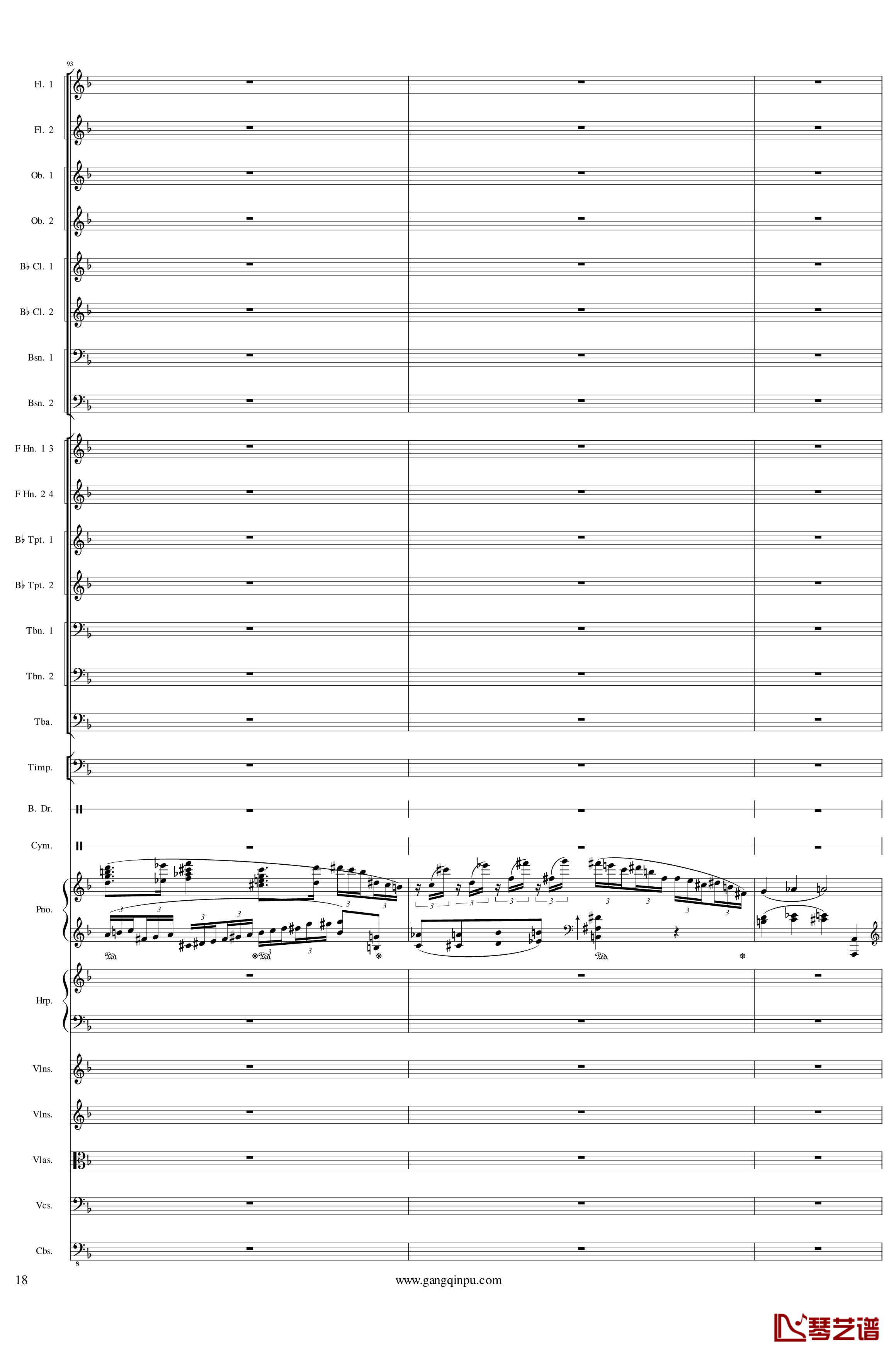 Piano Concerto No.6 in sharp F Minor Op.57 II钢琴谱-一个球18