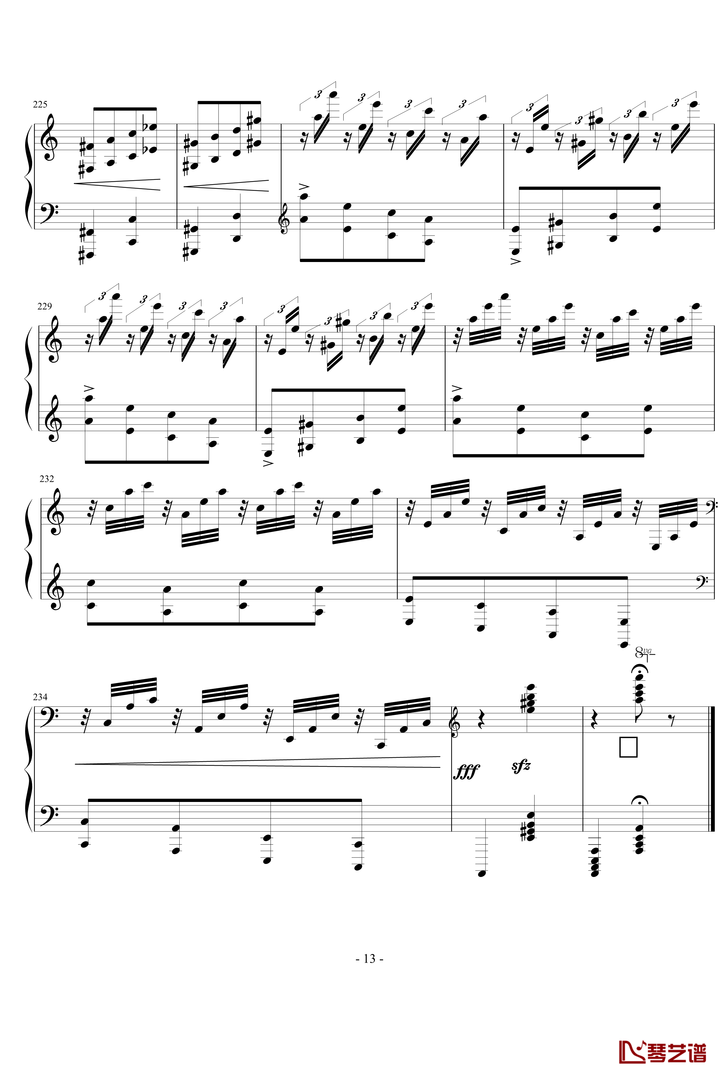 Pagrag钢琴谱-马克西姆-Maksim·Mrvica13