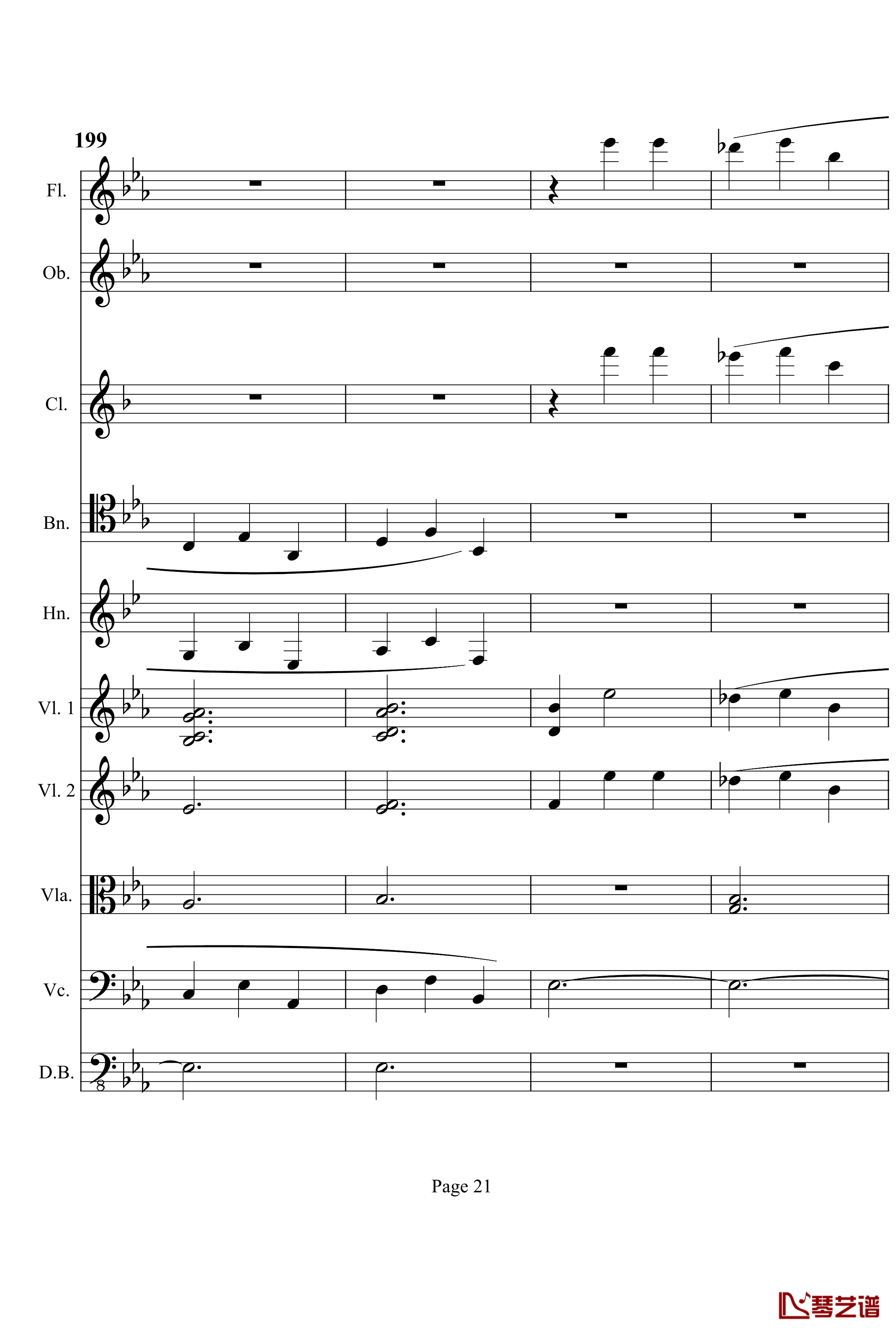 奏鸣曲之交响钢琴谱-第4首-Ⅲ-贝多芬-beethoven21