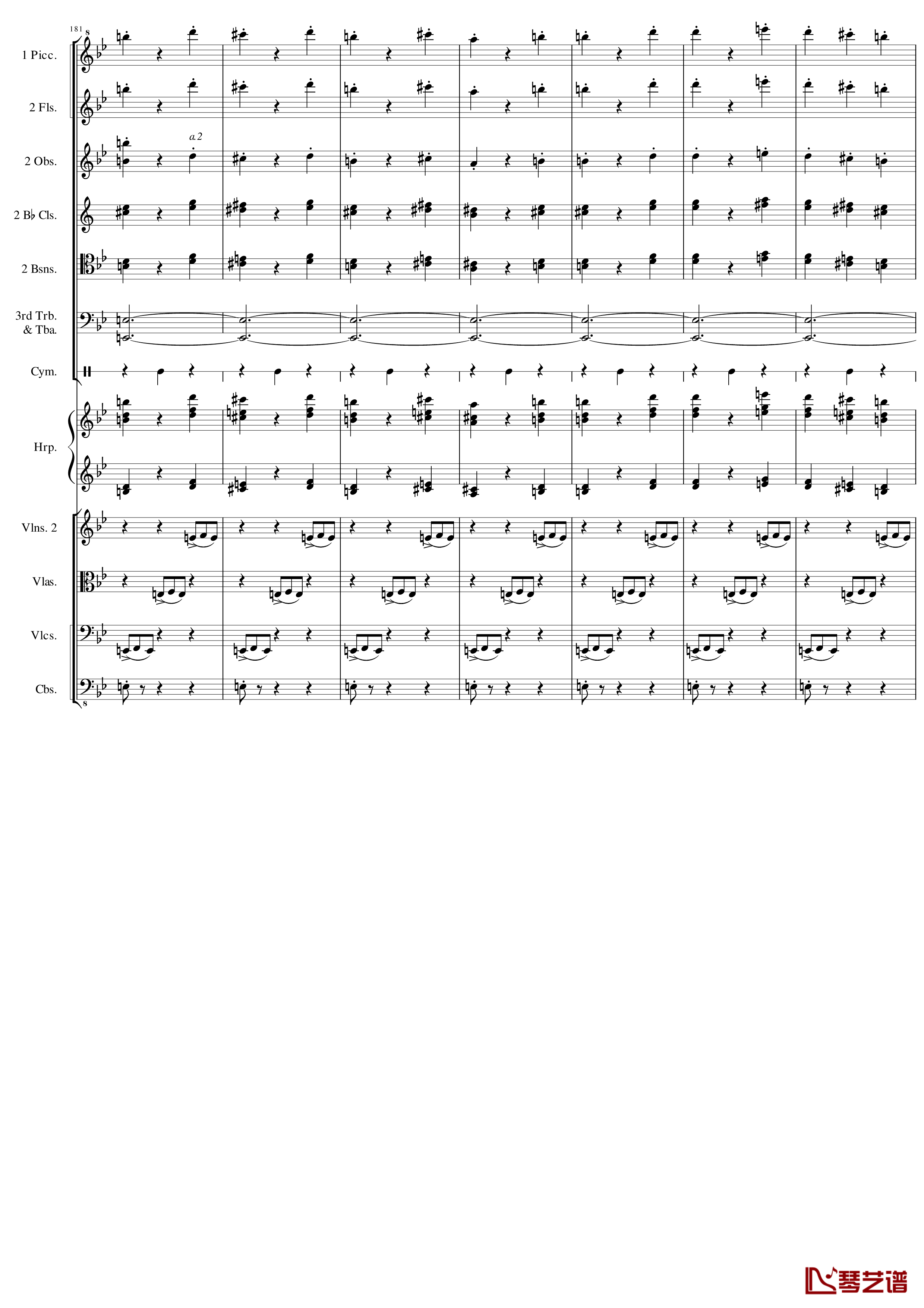 Danse Macabre Op.40钢琴谱-圣桑17