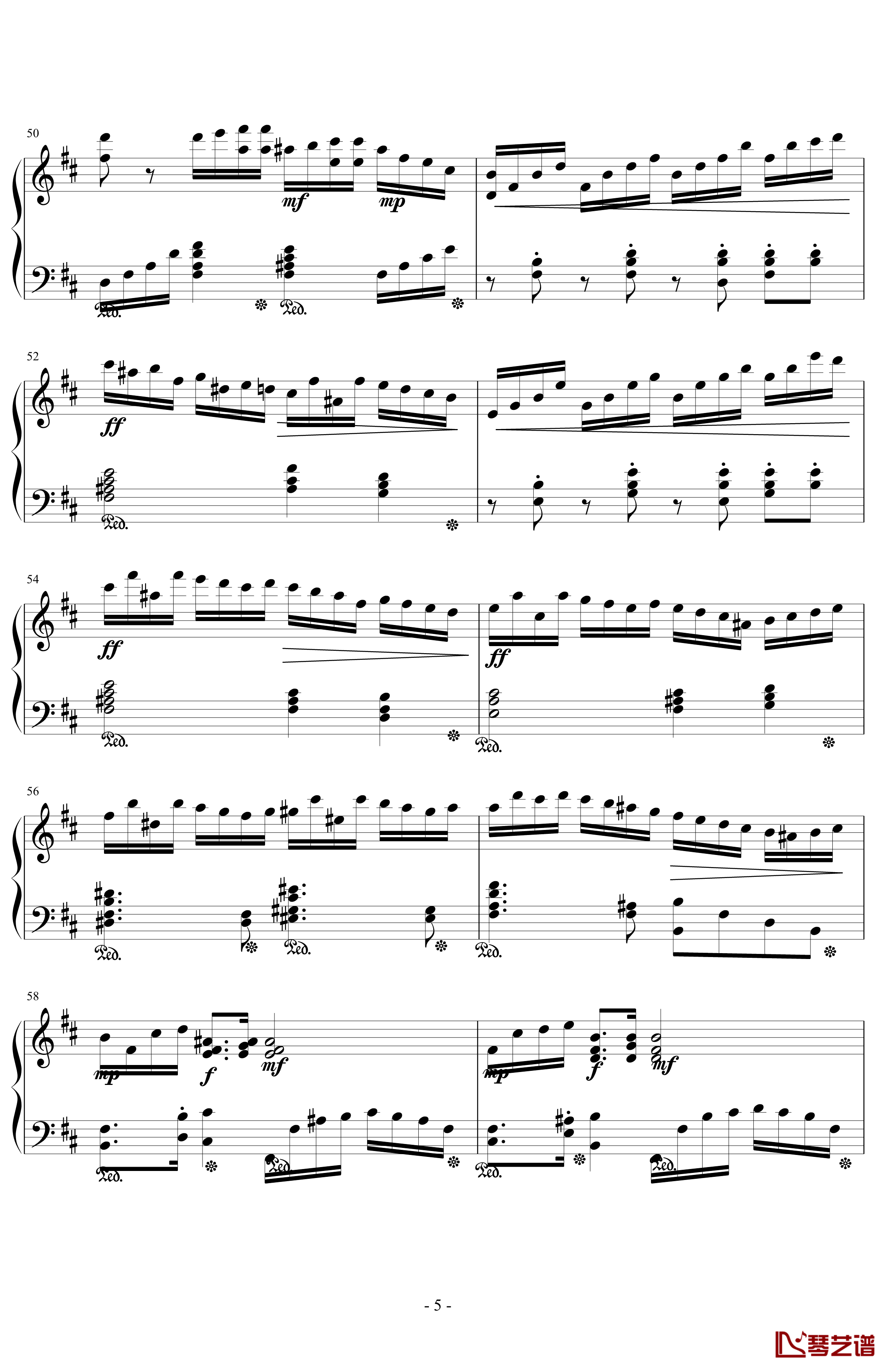 A大调钢琴奏鸣曲钢琴谱-第一乐章-.伊dên-H175