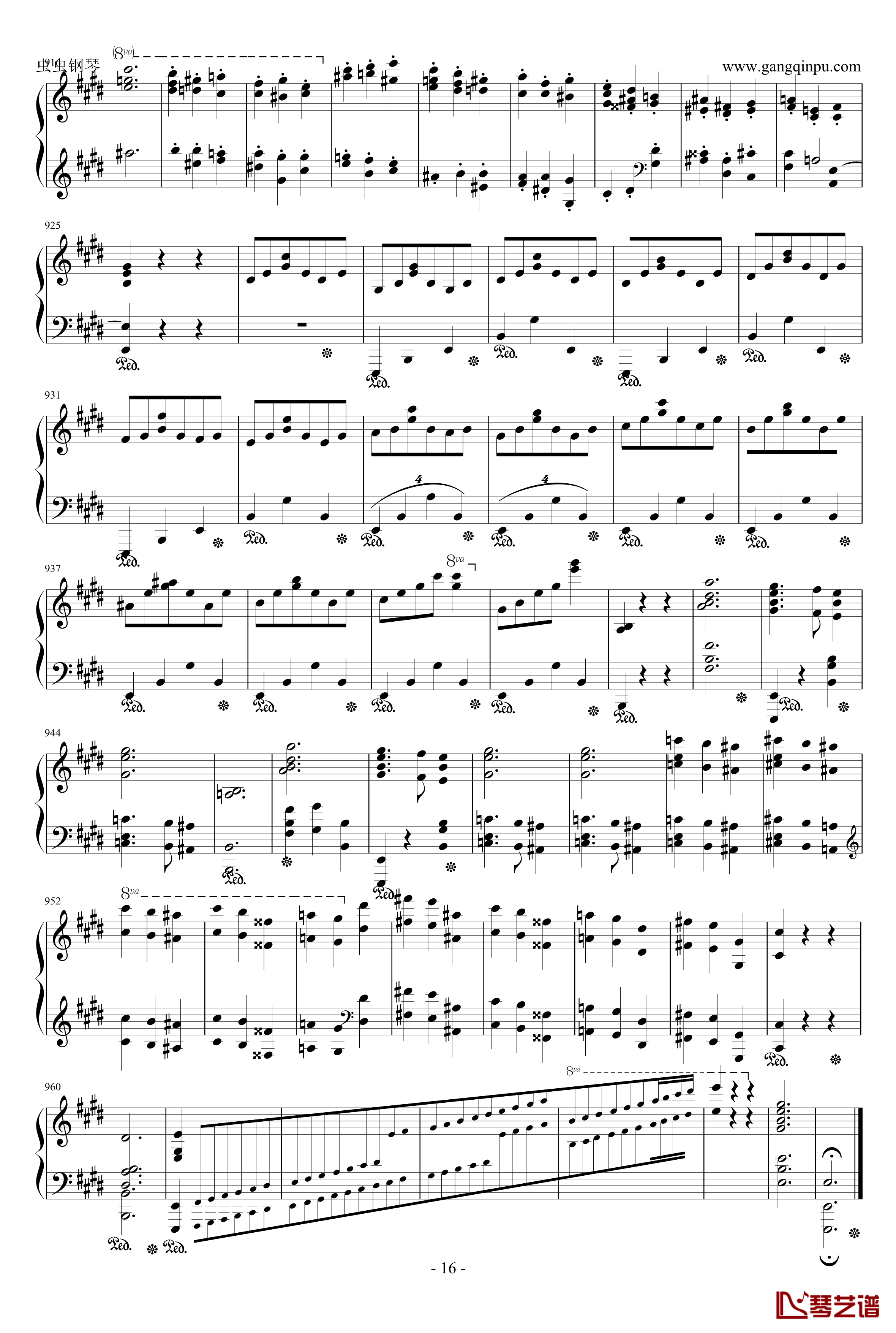 Scherzo in E Major钢琴谱-肖邦E大调谐谑曲 Op.54-chopin16