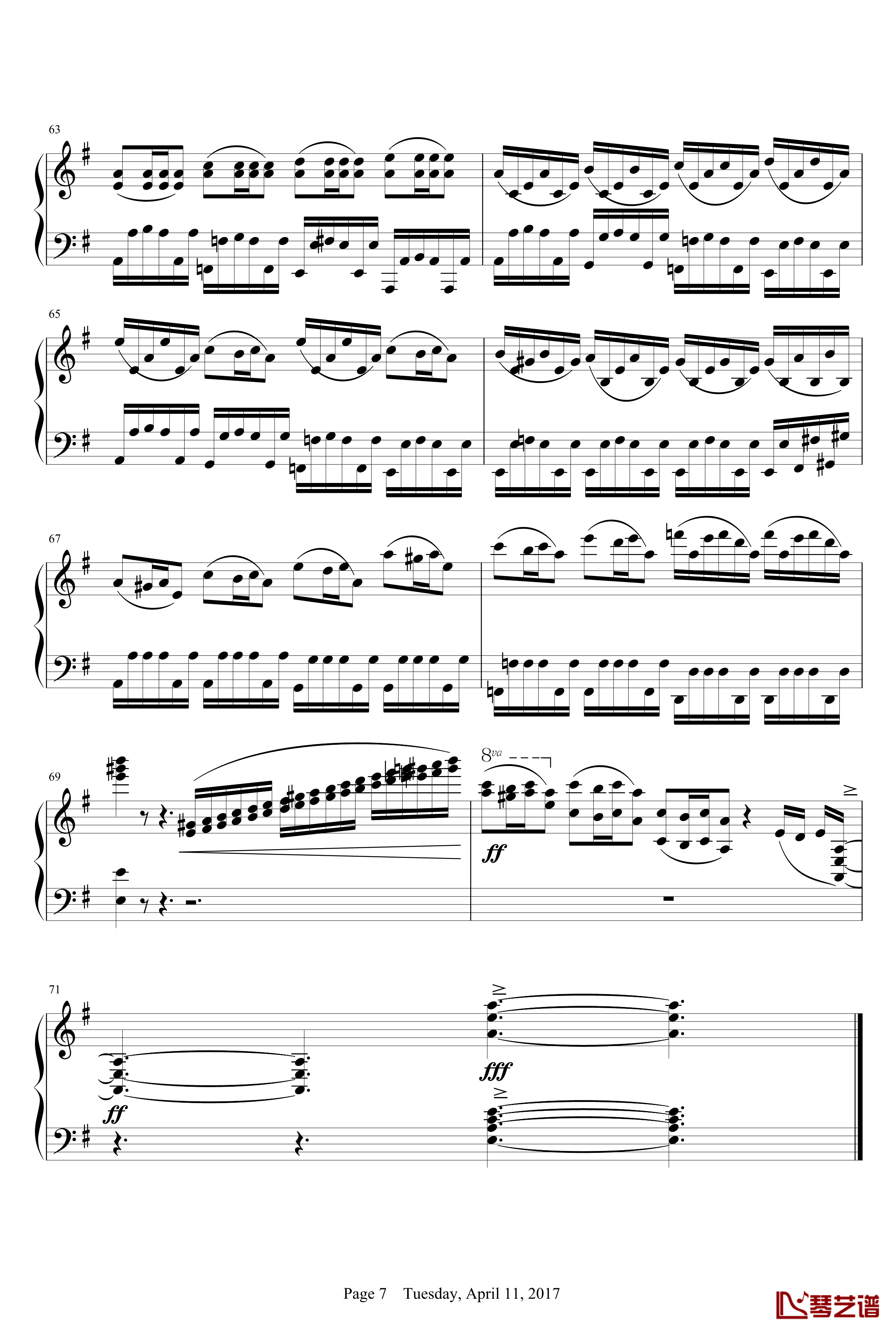 The Bell Carol钢琴谱-David Hicken7