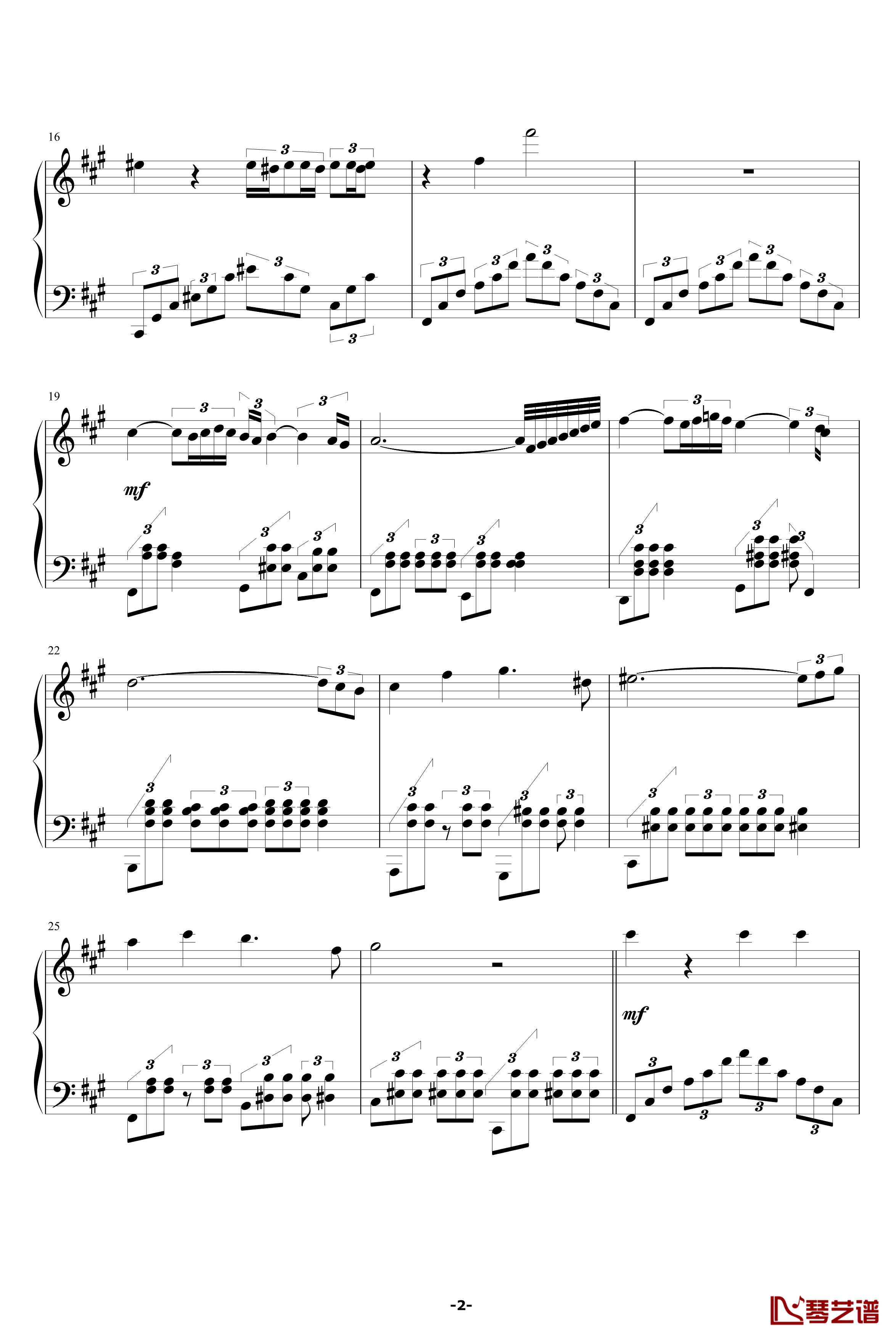 Chi Mai钢琴谱-Ennio Morricone-影视2