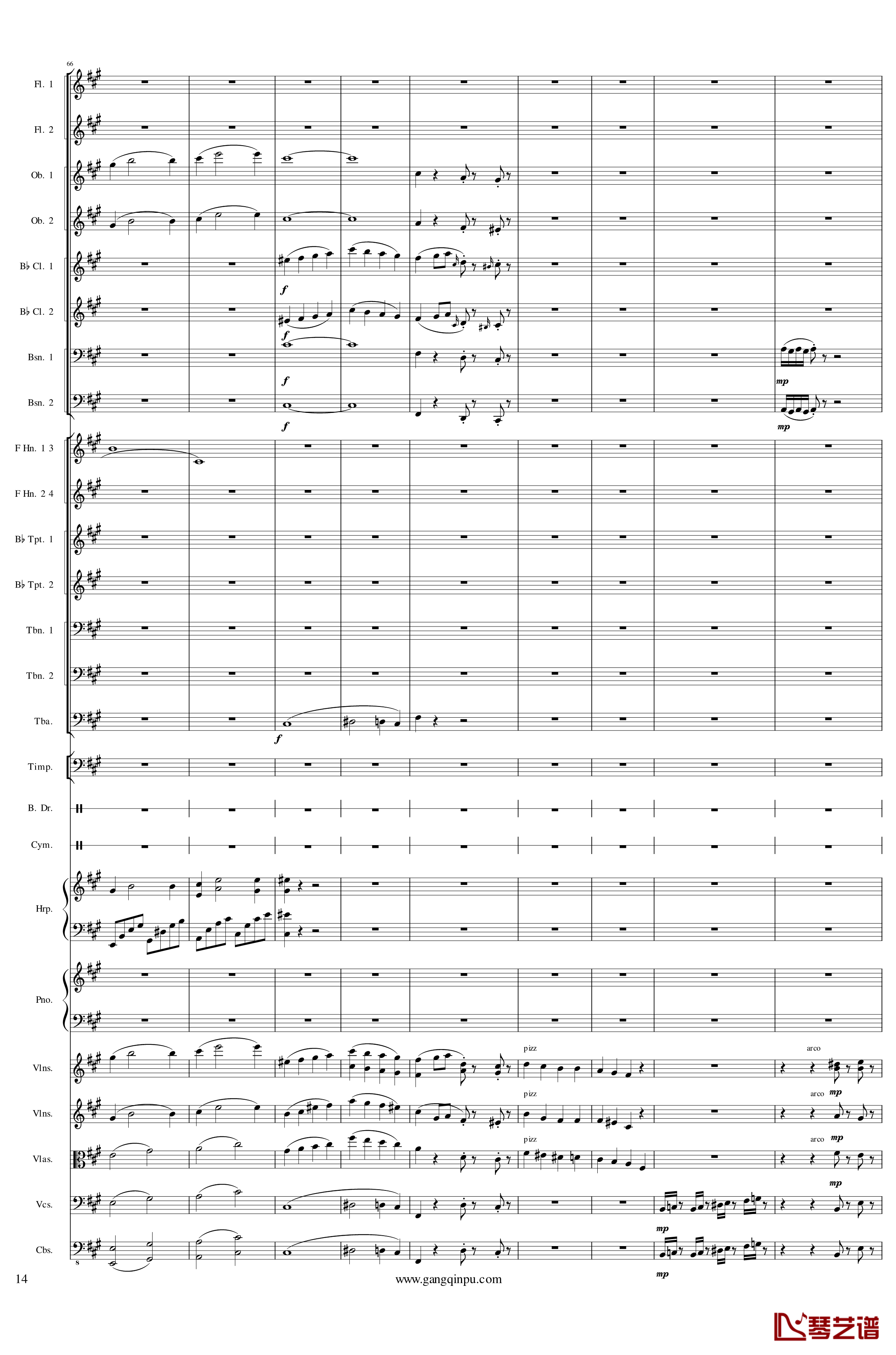Piano Concerto No.6 in sharp F Minor Op.57 III钢琴谱-一个球14