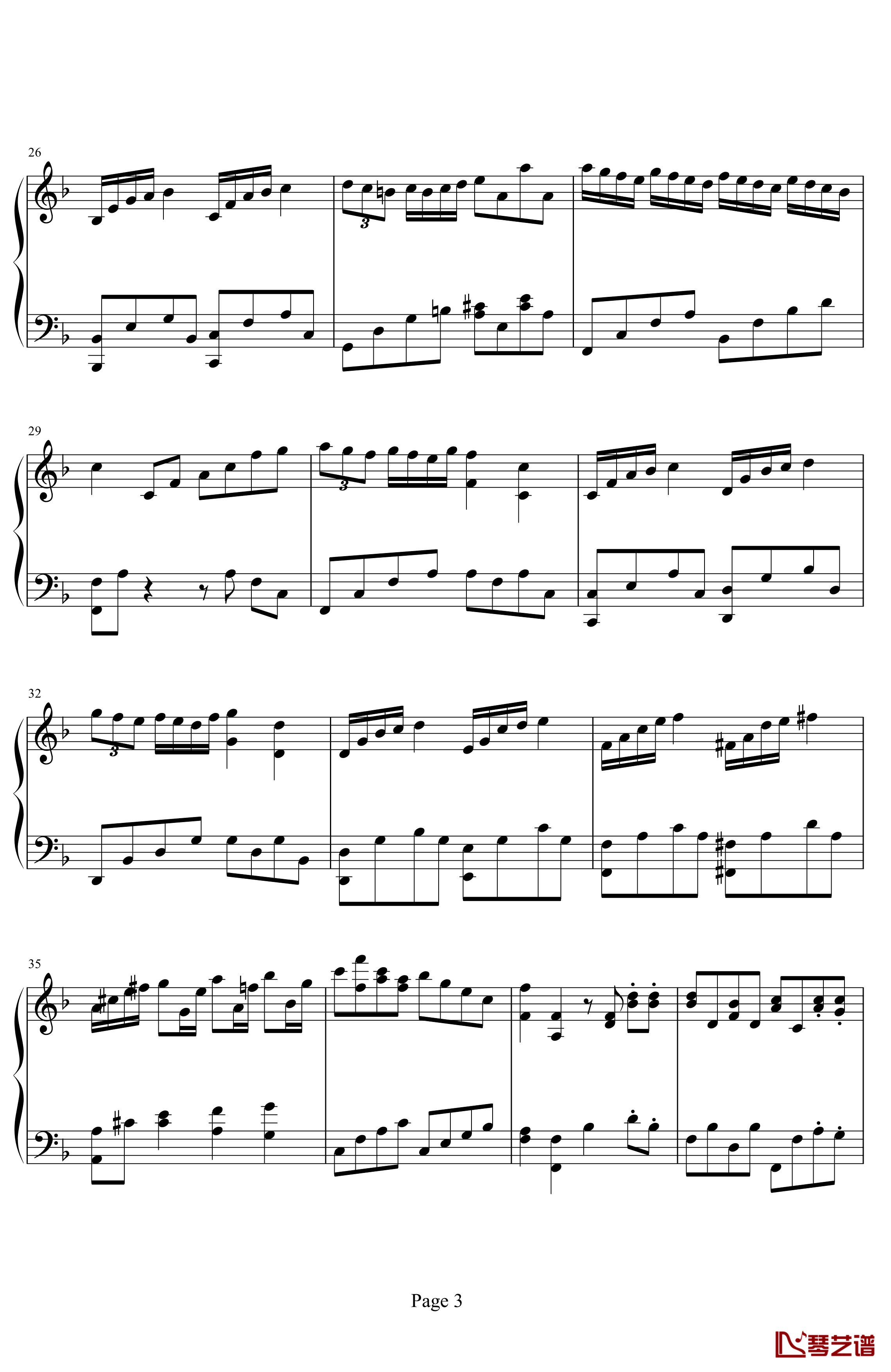 F大调回旋曲钢琴谱-修改版-.伊dên-H133