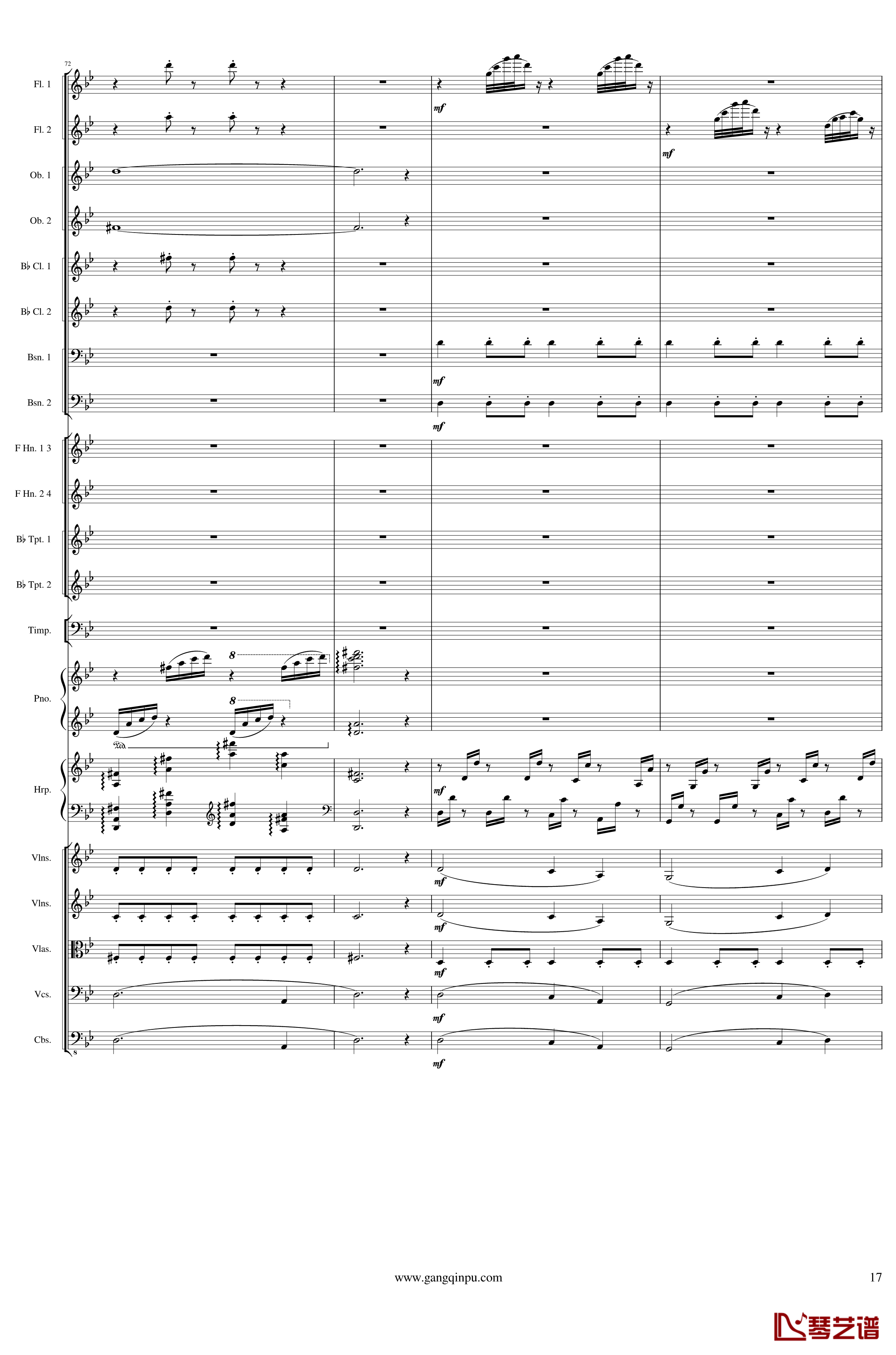 Symphonic Poem No.3, Op.91 Part 1钢琴谱-一个球17