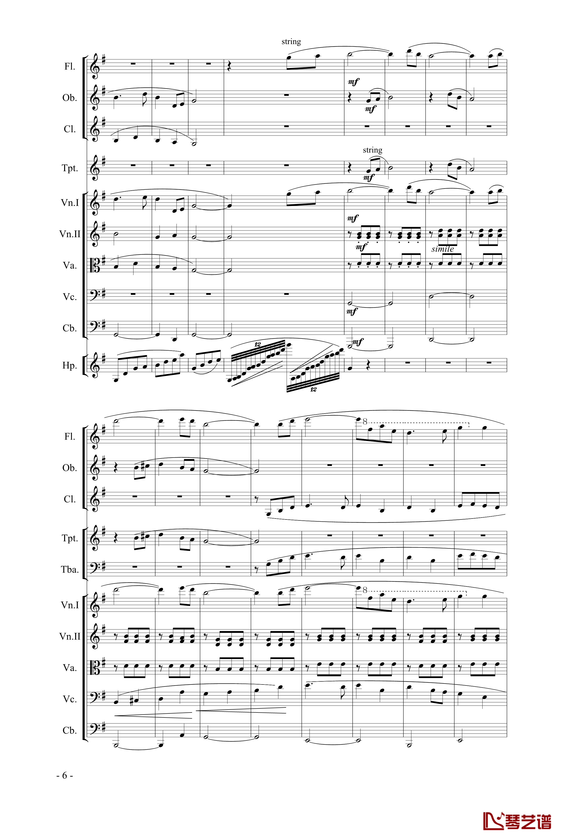 大地赞歌钢琴谱-第一乐章-苗波6