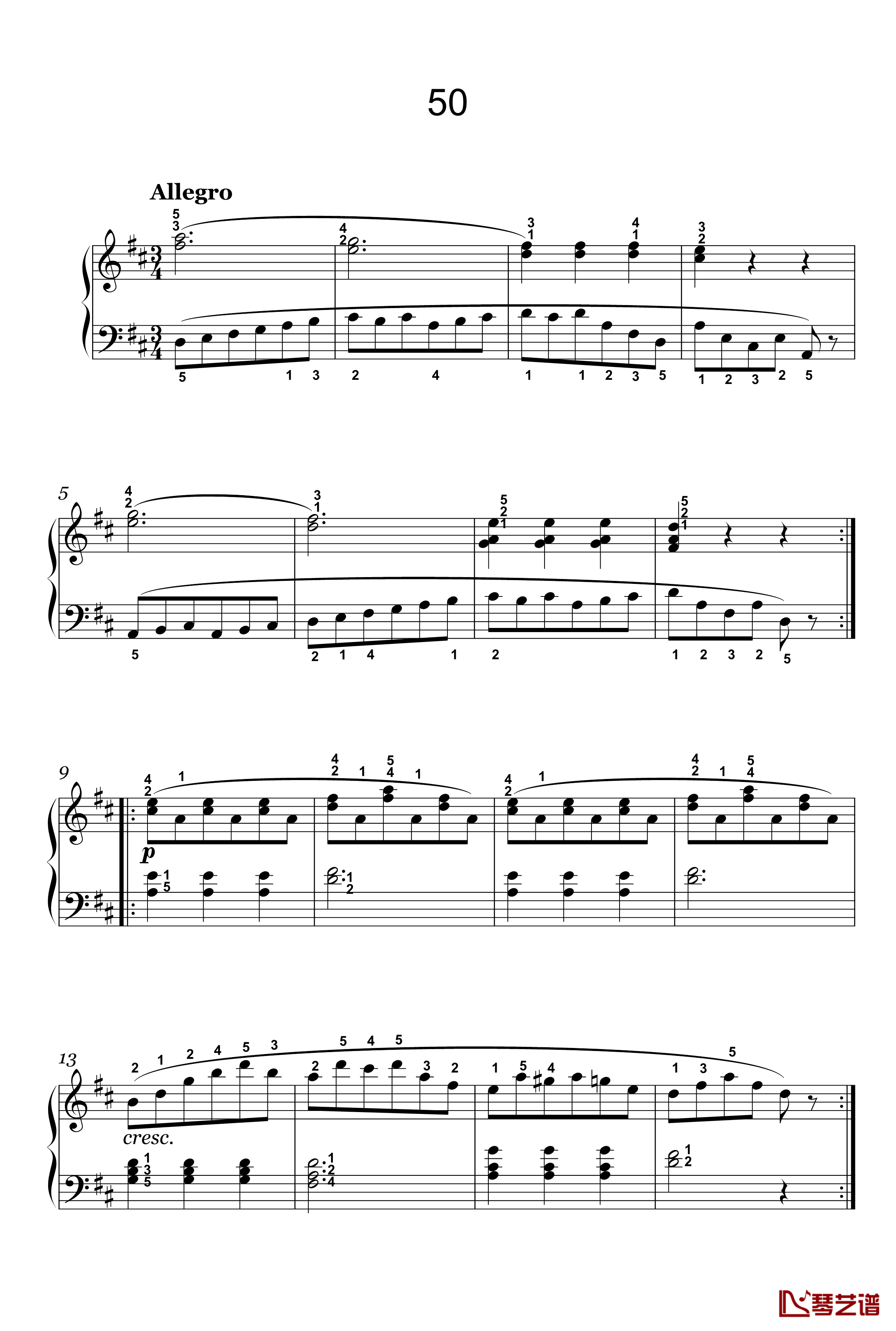 33钢琴谱-56-车尔尼-Czerny-59915