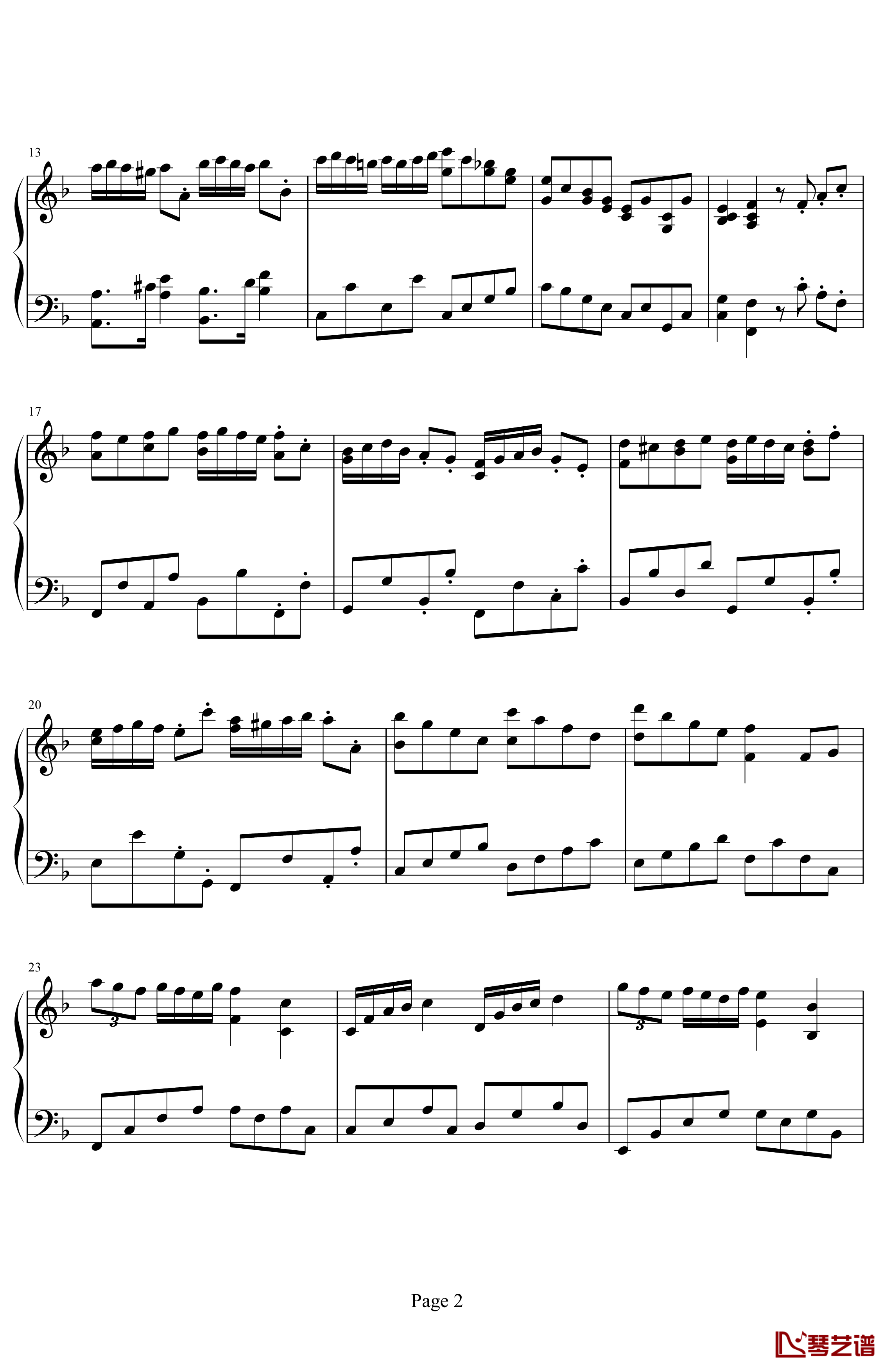 F大调回旋曲钢琴谱-修改版-.伊dên-H132