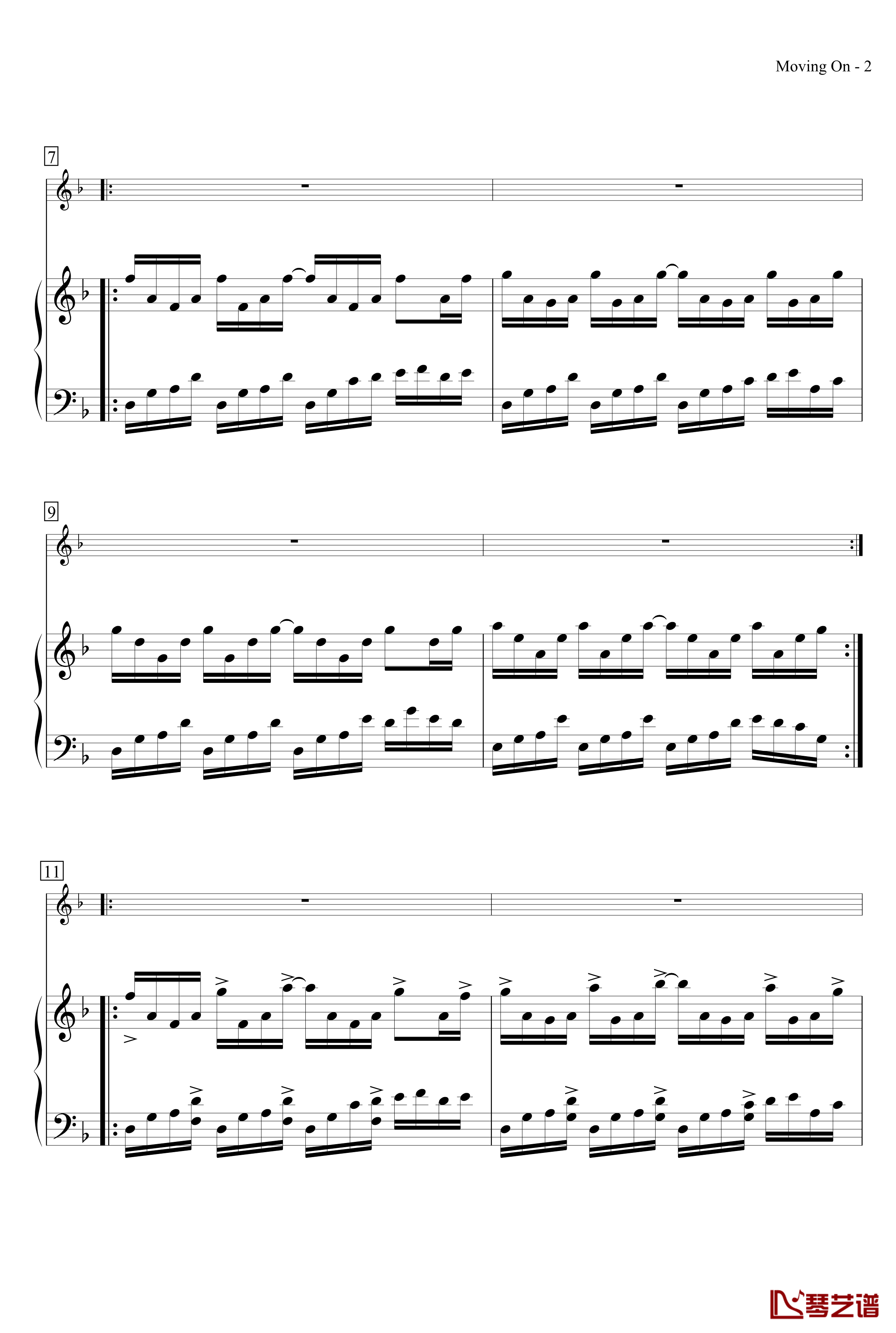Moving On钢琴谱-第1版-MrSHUM2