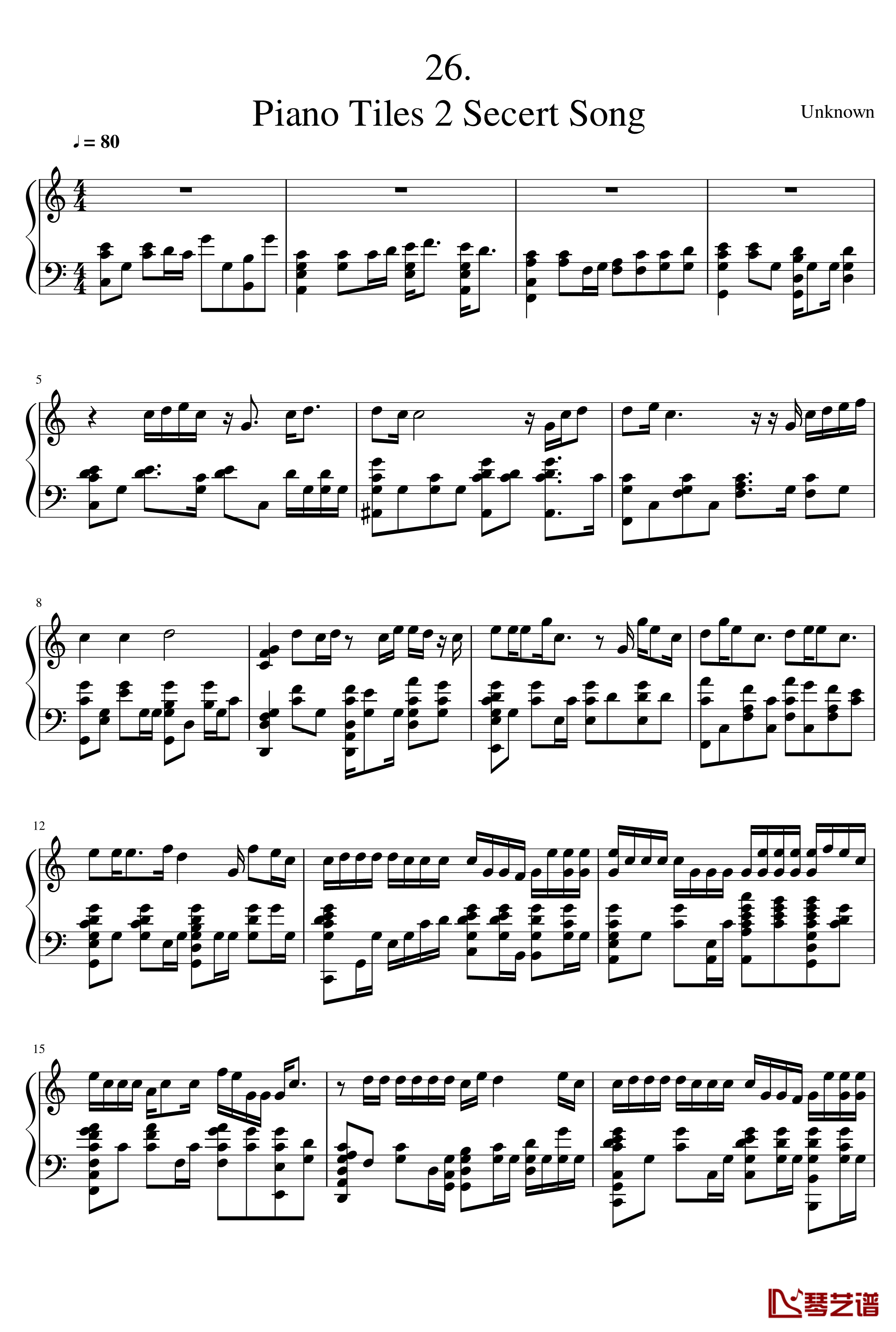 26钢琴谱-钢琴块21