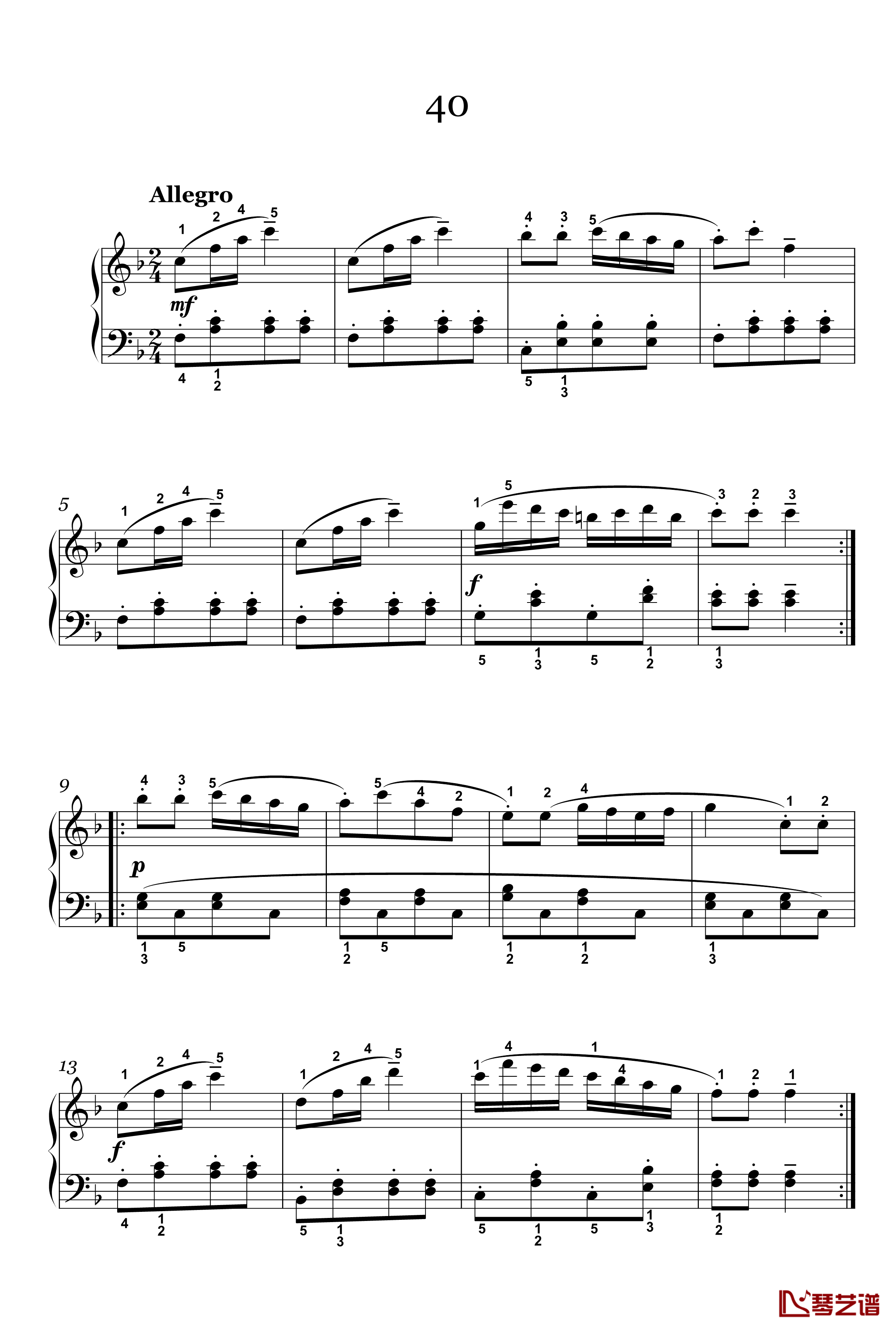 33钢琴谱-56-车尔尼-Czerny-5998
