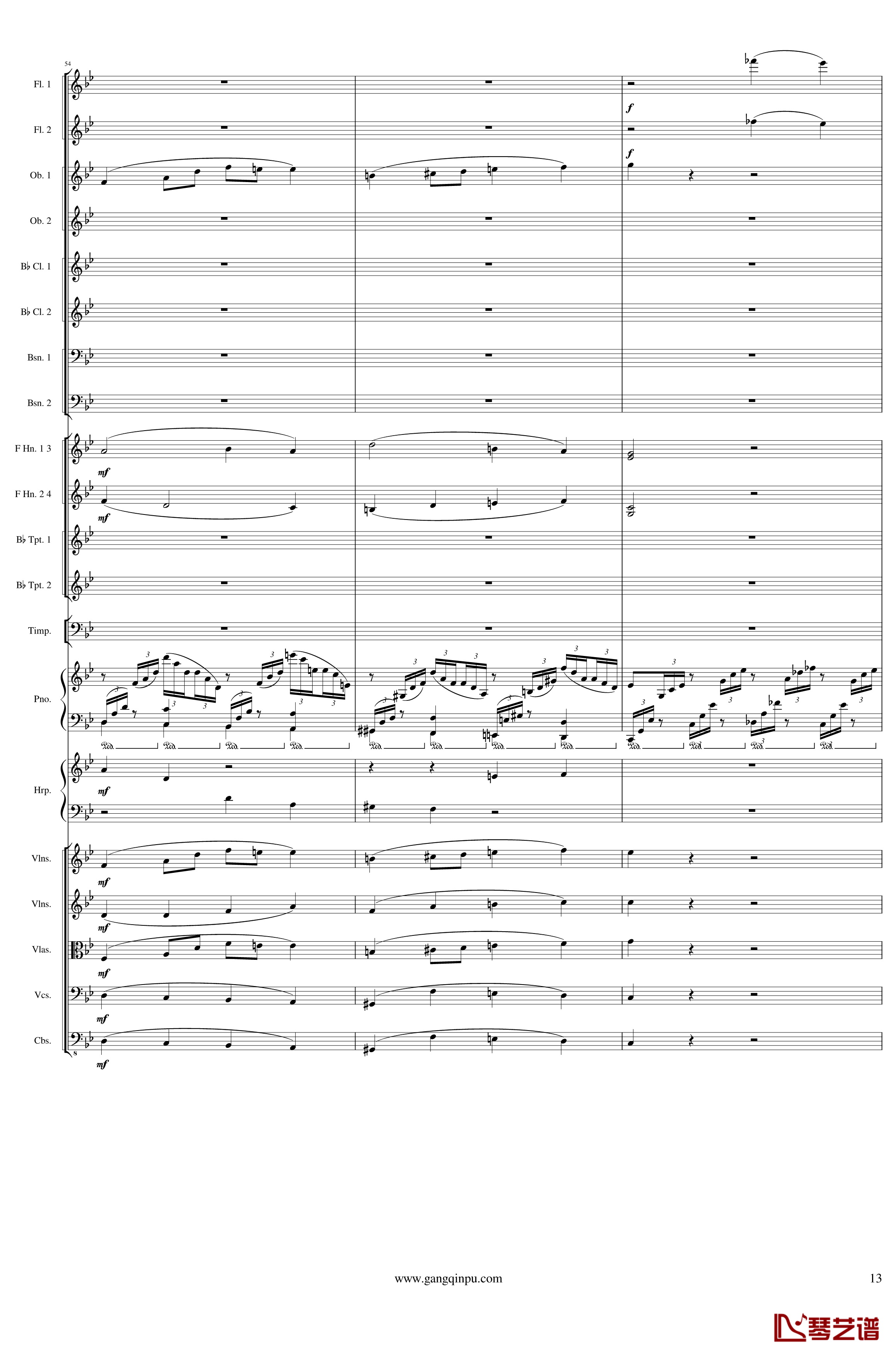 Symphonic Poem No.3, Op.91 Part 1钢琴谱-一个球13