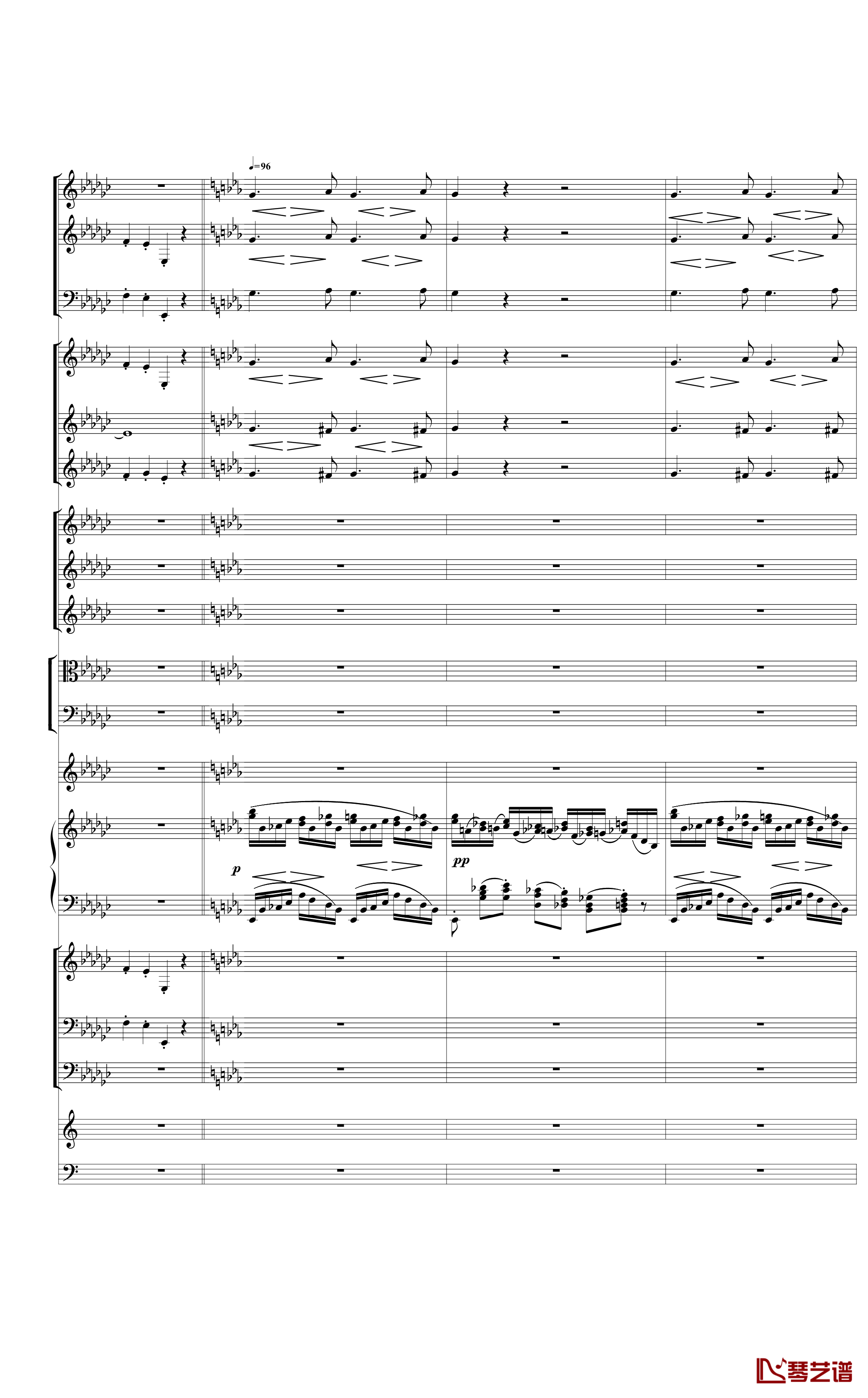 Piano Concerto No.3 in E Flat minor,I钢琴谱-热情而辉煌11