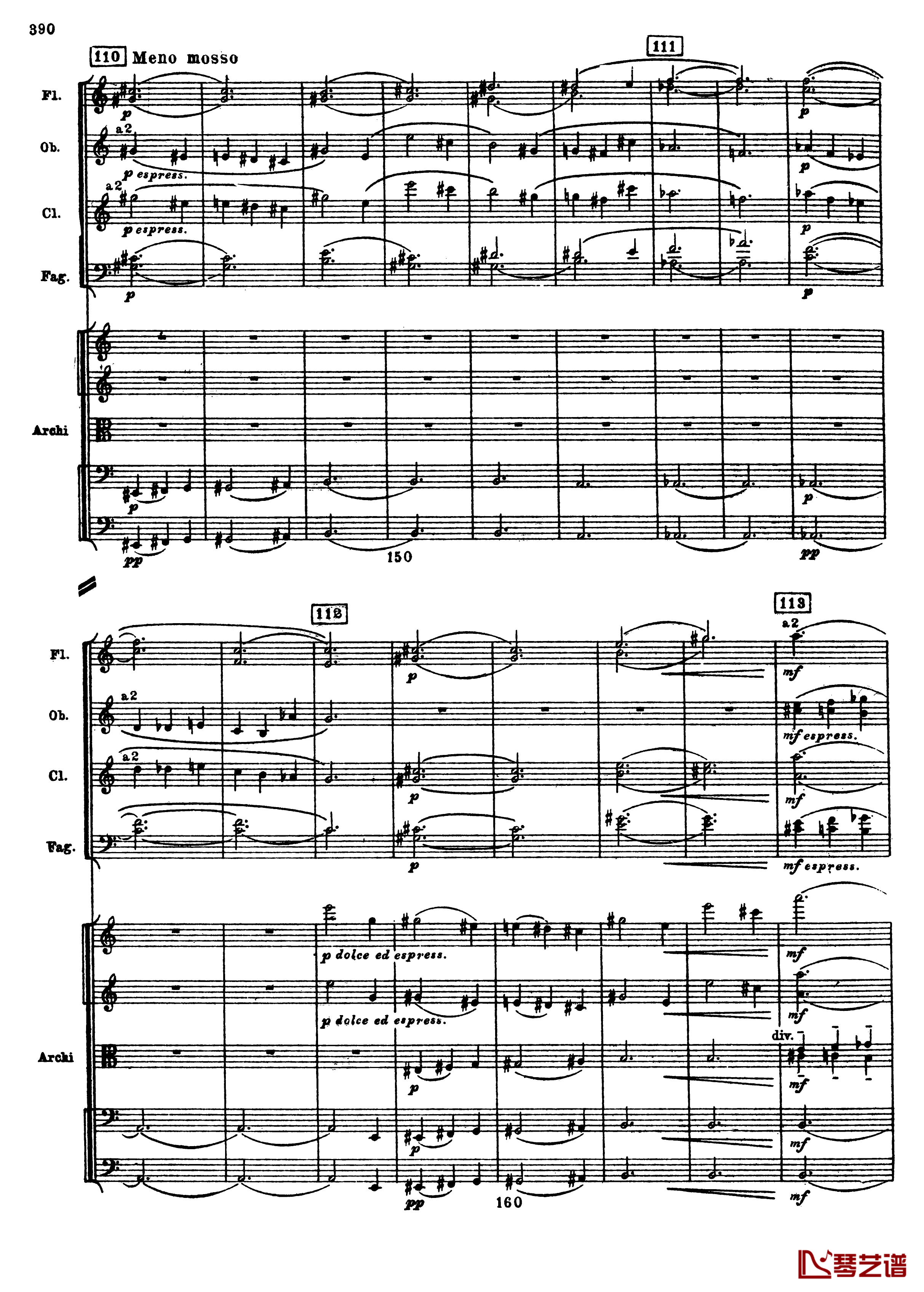 普罗科菲耶夫第三钢琴协奏曲钢琴谱-总谱-普罗科非耶夫122