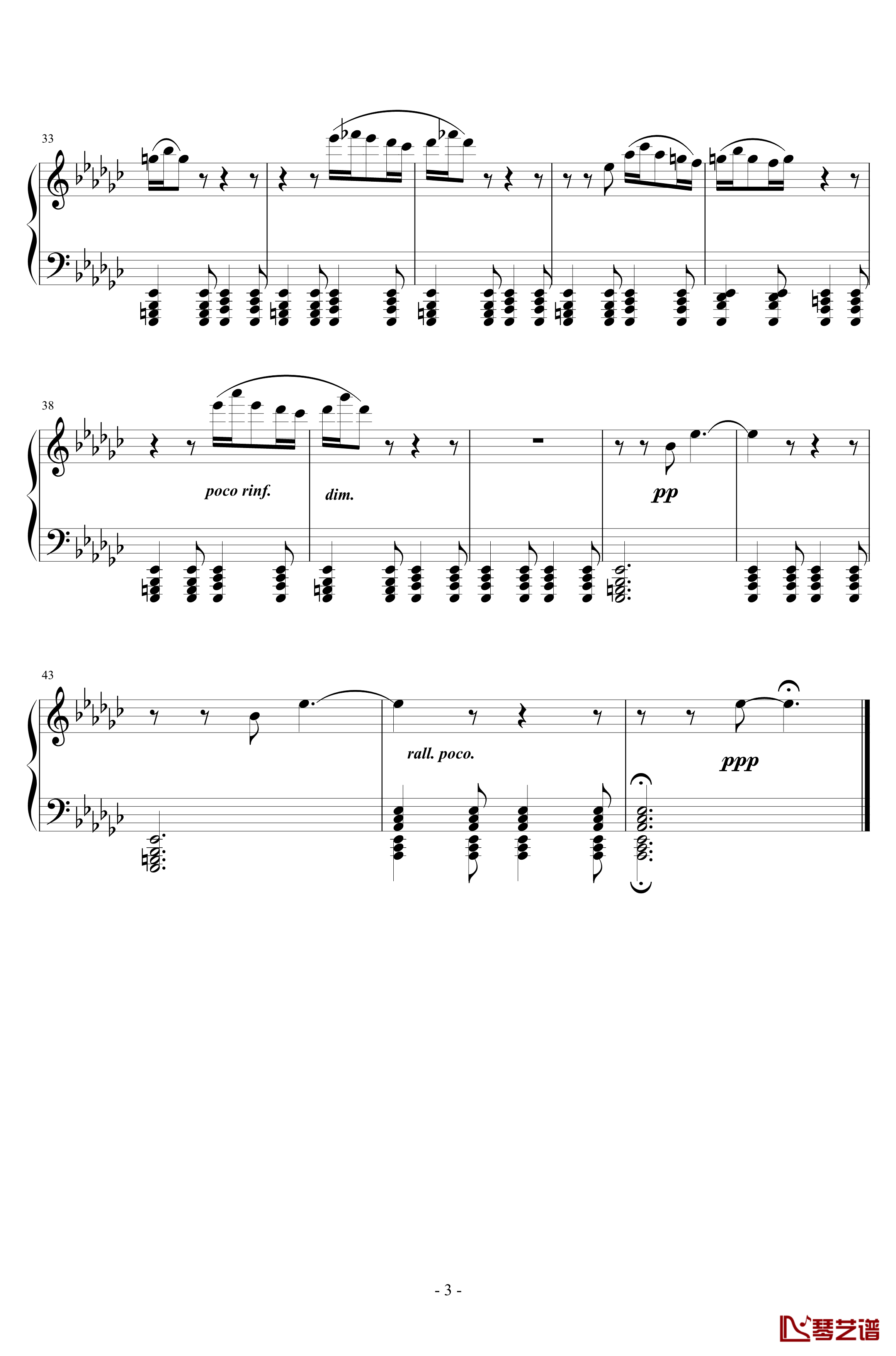海边的狂女之歌钢琴谱 Op.31 No.8-阿尔坎3