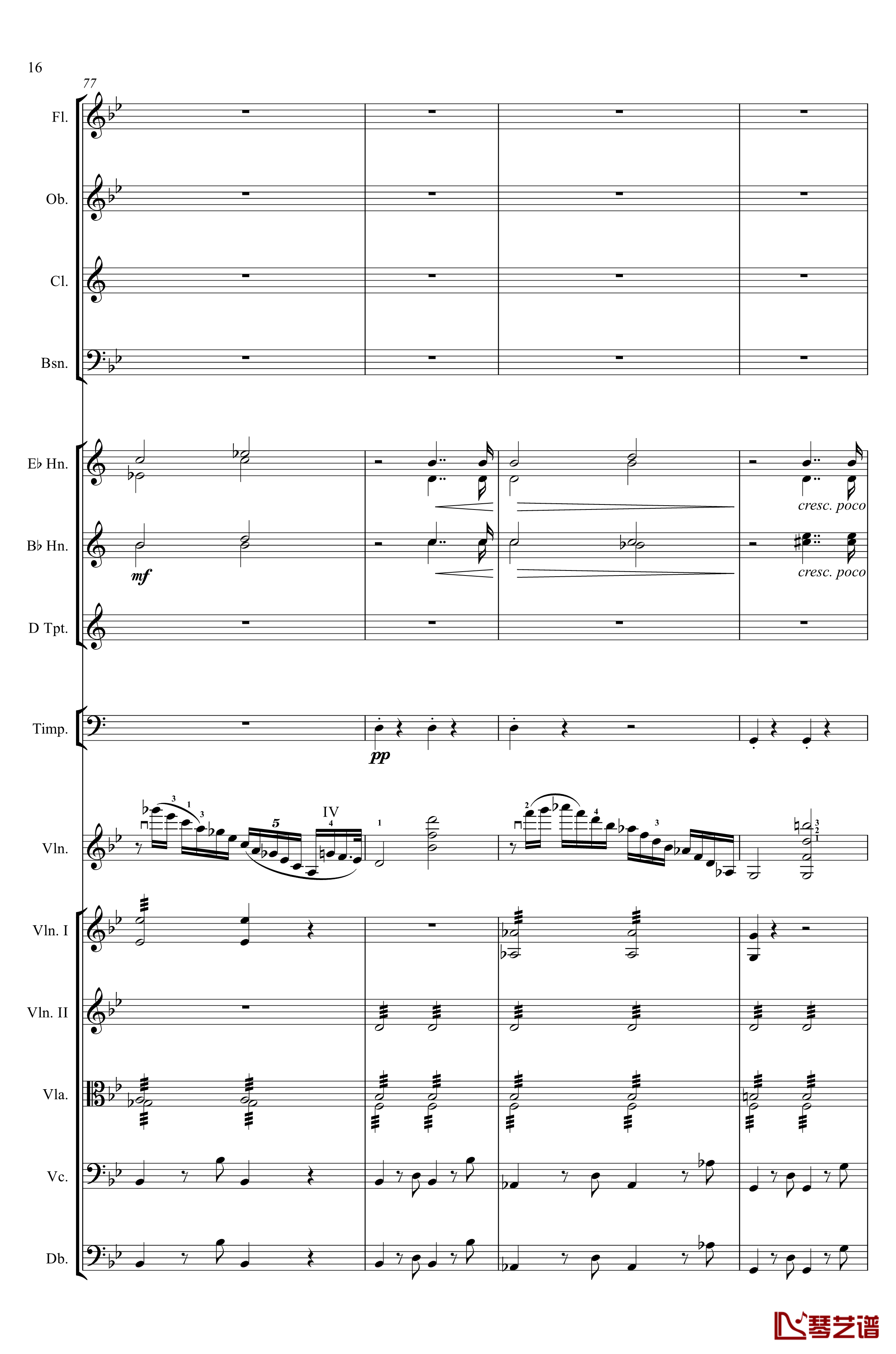 g小调第1小提琴协奏曲Op.26钢琴谱-第一乐章-Max Bruch16