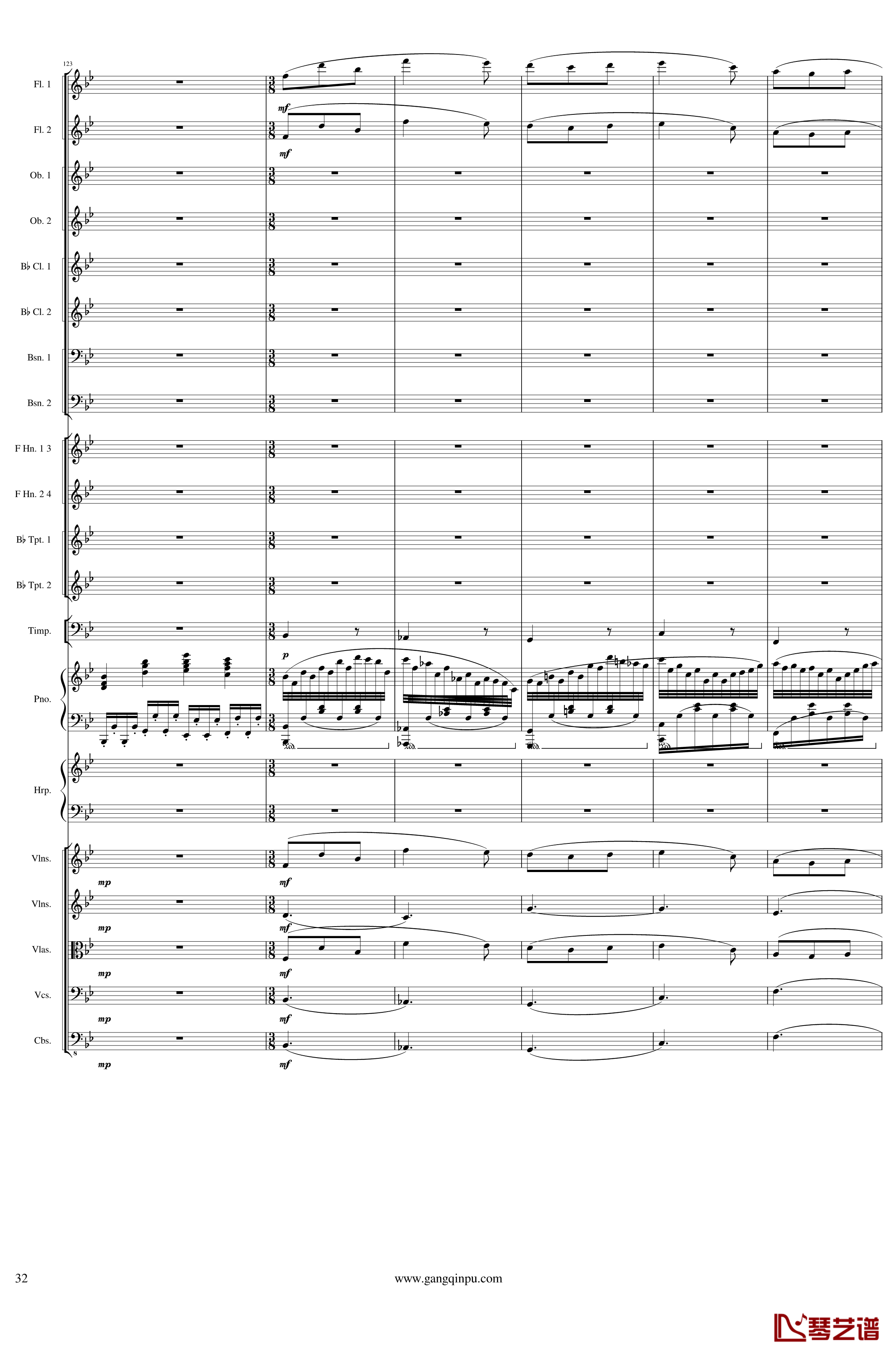 Symphonic Poem No.3, Op.91 Part 1钢琴谱-一个球32