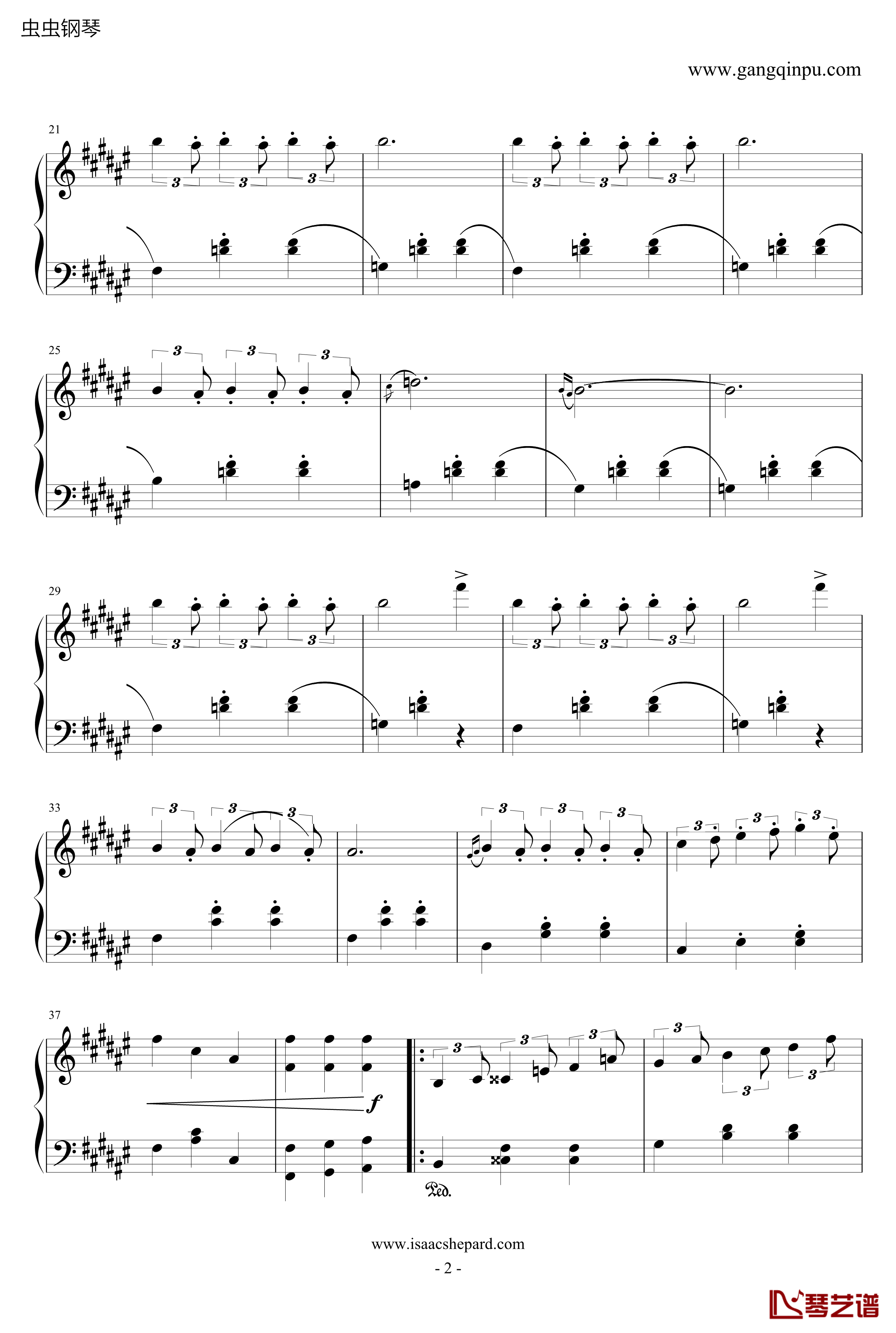 The Ideal钢琴谱-Isaac Shepard2