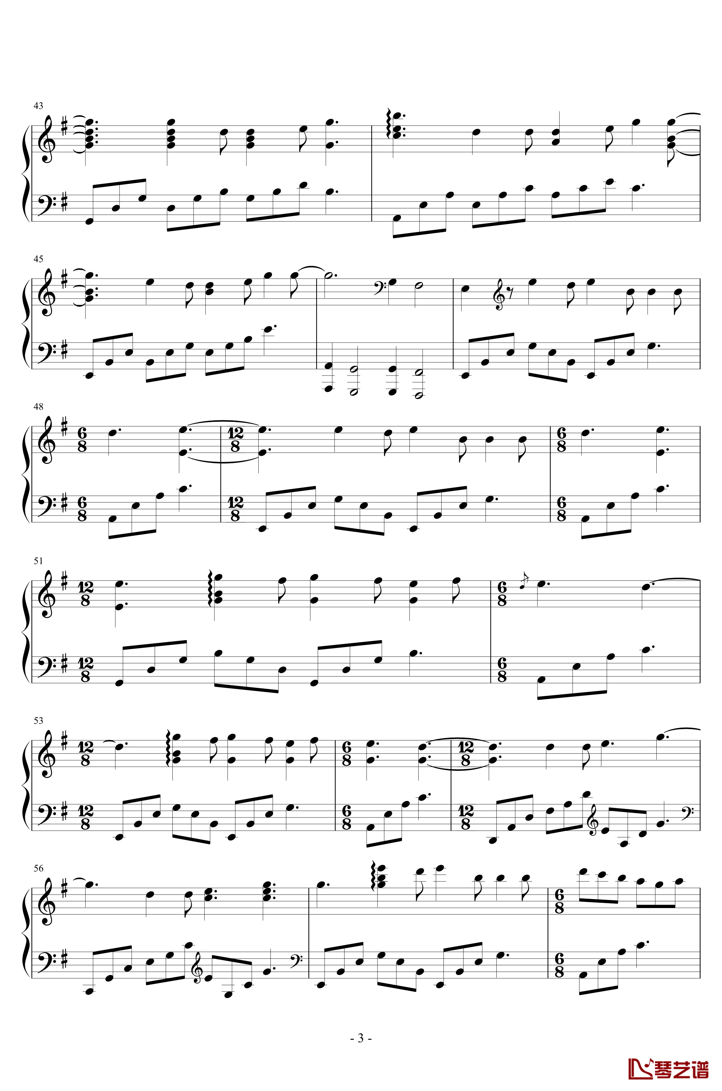 Comsenz Ithoton钢琴谱-PianoVito3