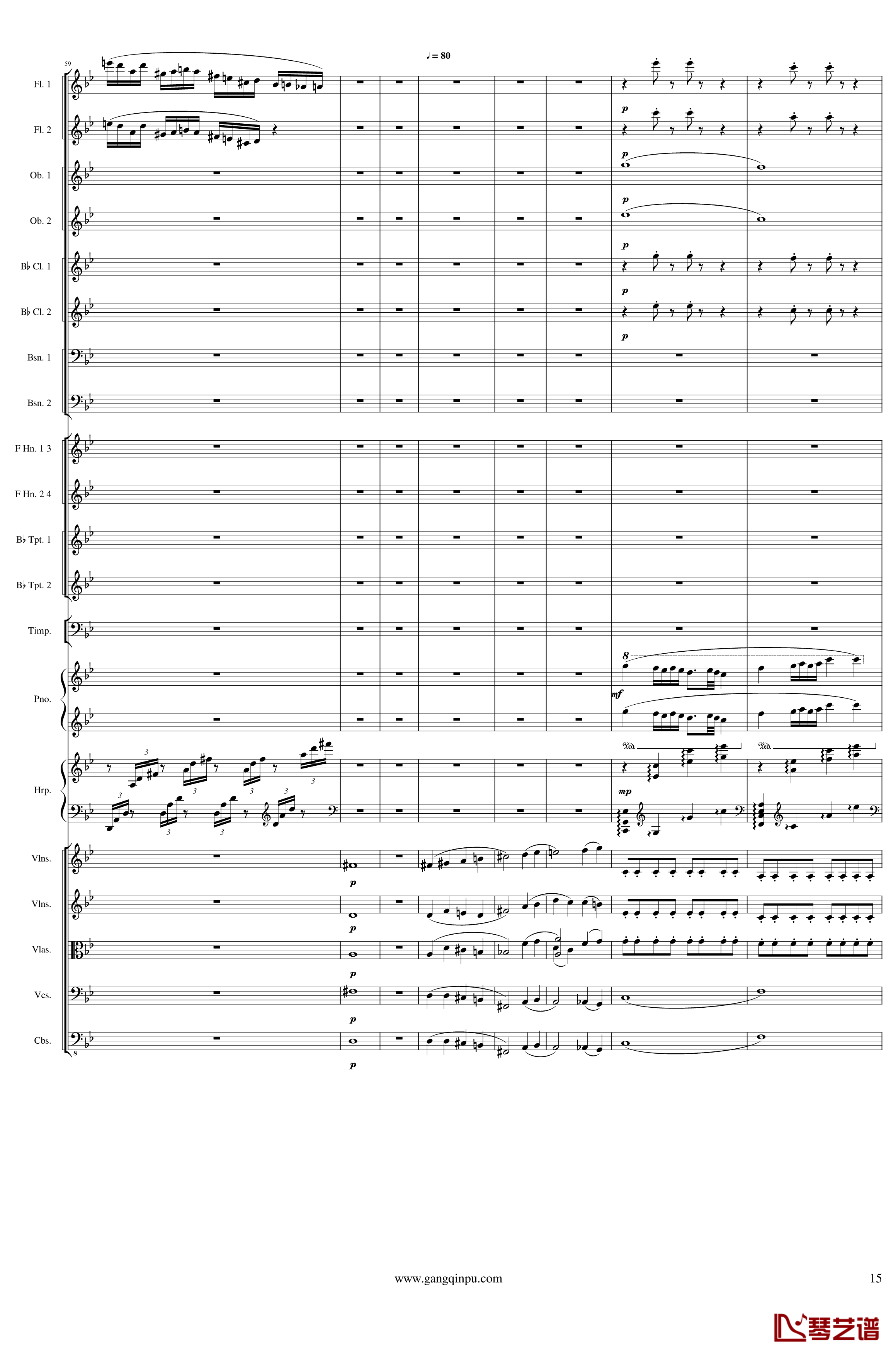 Symphonic Poem No.3, Op.91 Part 1钢琴谱-一个球15