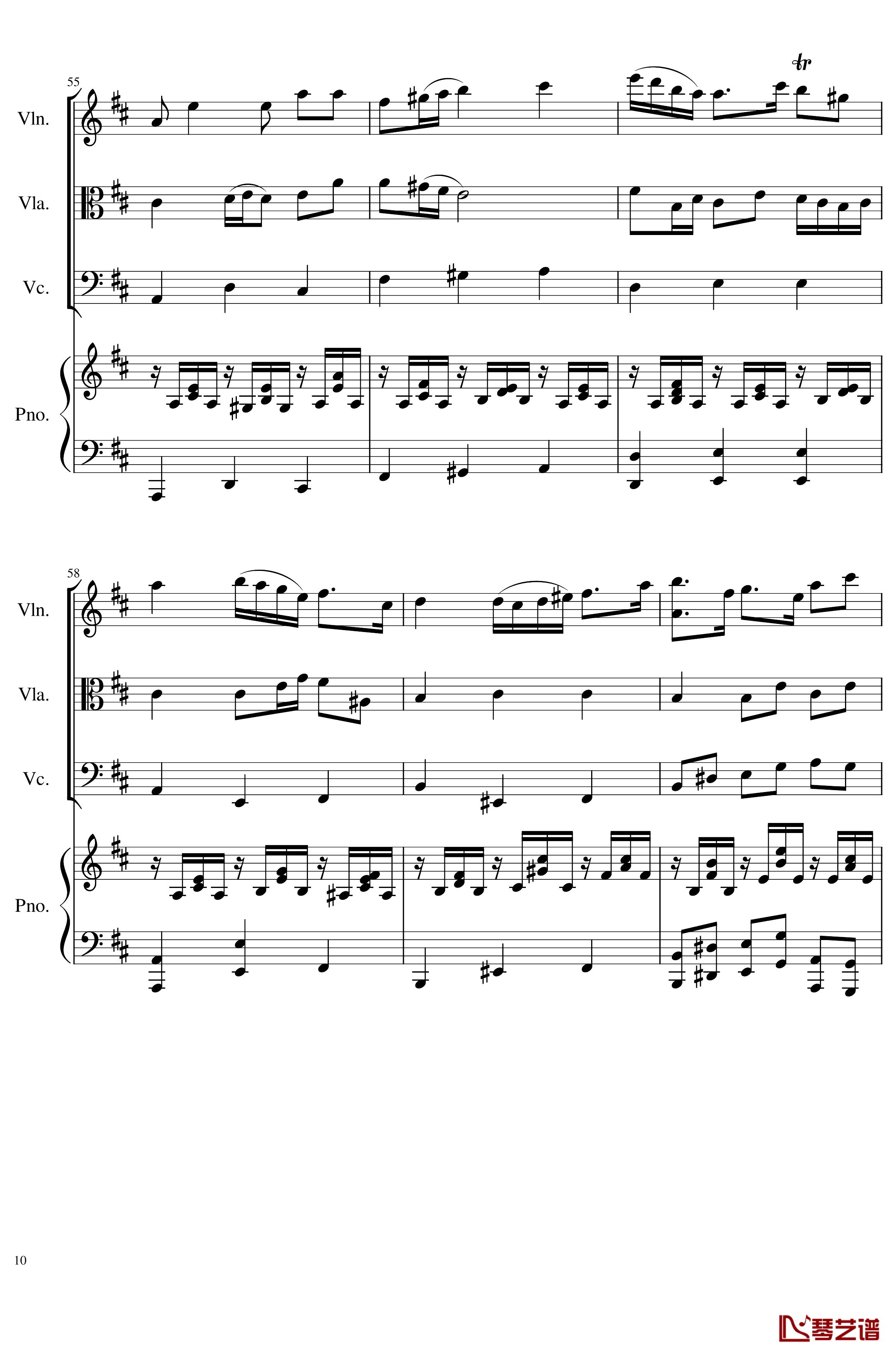 Autumn Song Op.111b钢琴谱-一个球10