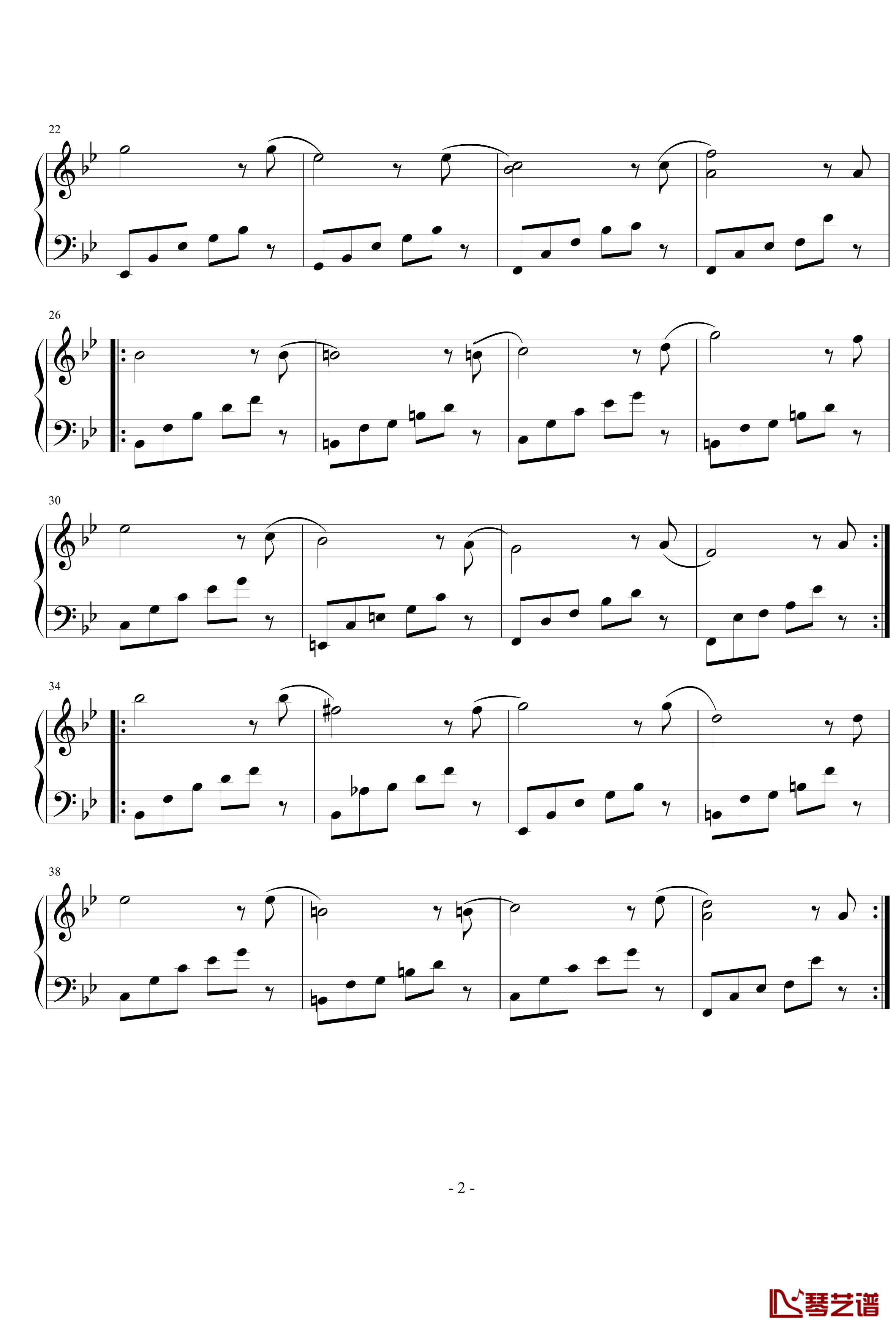 简短的练习曲钢琴谱-nyride2