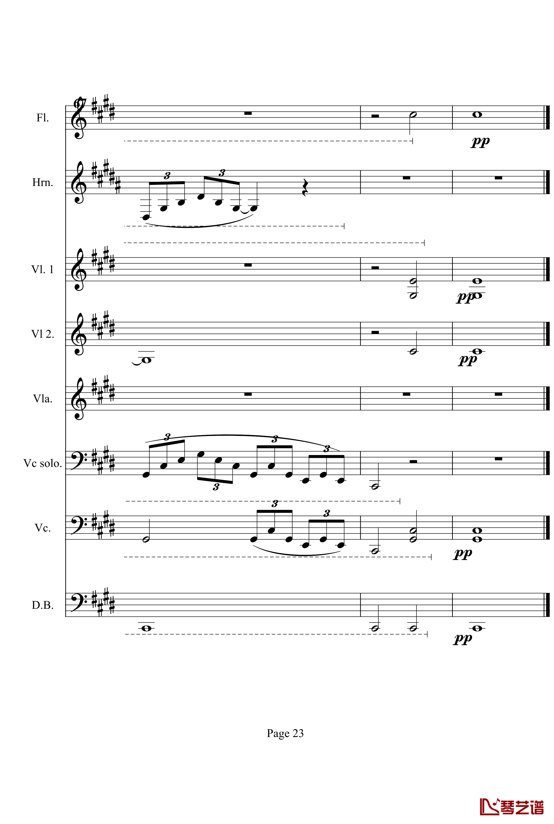 奏鸣曲之交响钢琴谱-第14首-Ⅰ-贝多芬-beethoven23