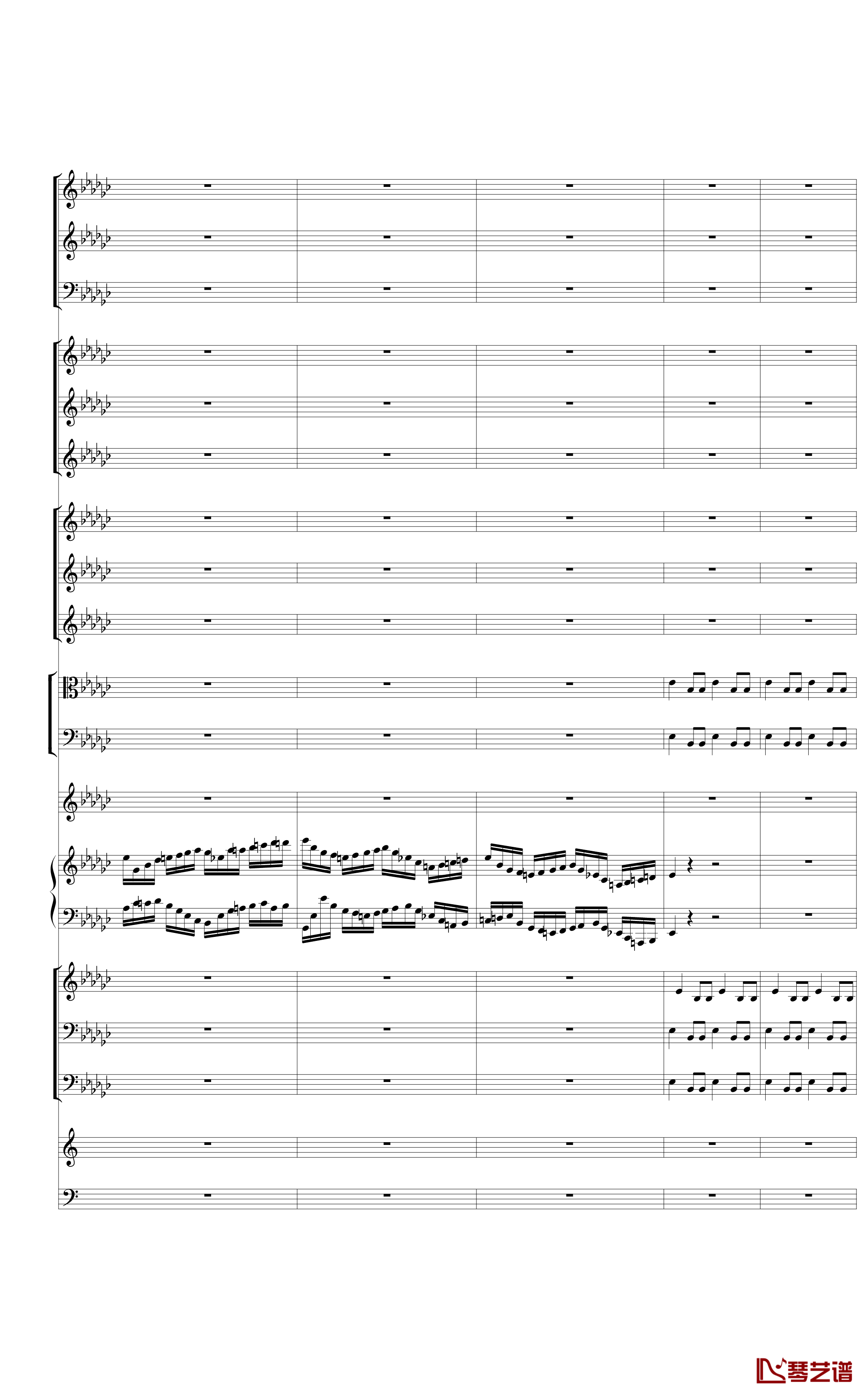 Piano Concerto No.3 in E Flat minor,I钢琴谱-热情而辉煌17